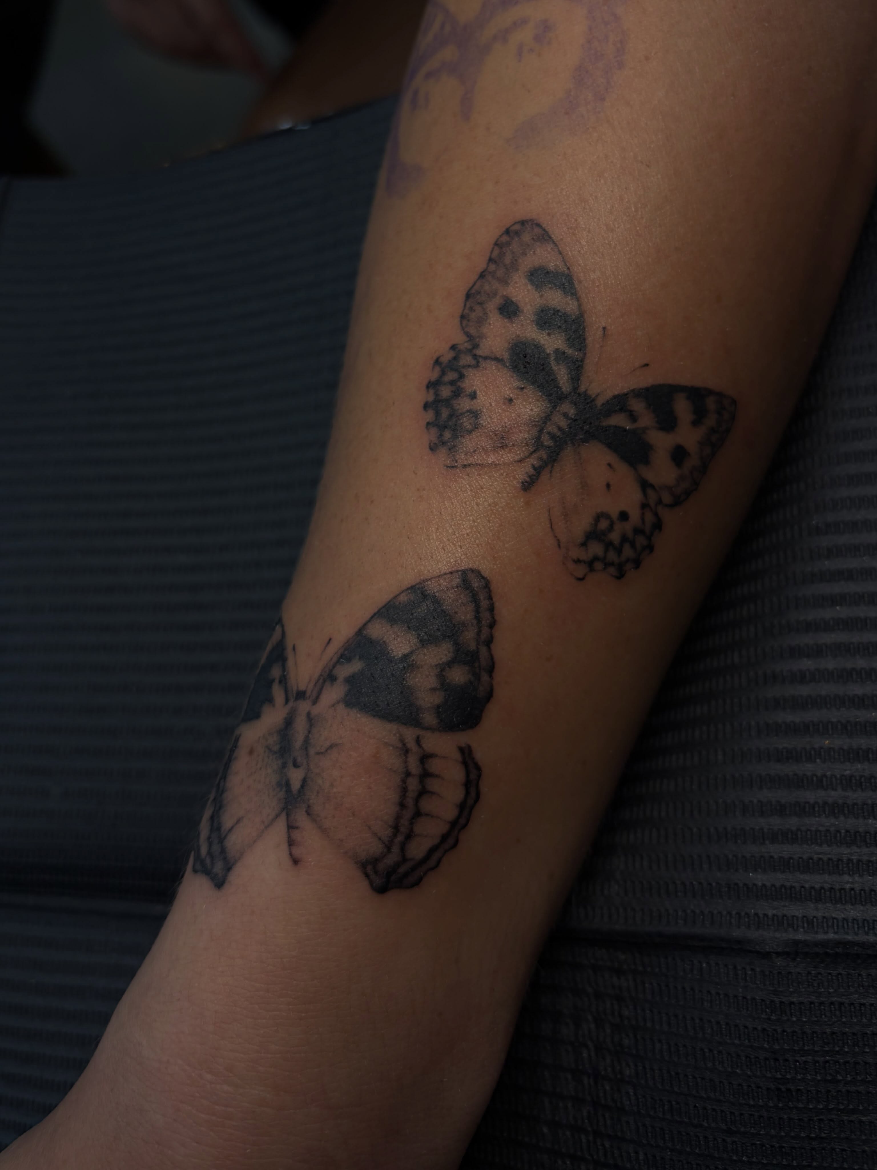 Tattoo by @sexyratpotion — black_and_grey