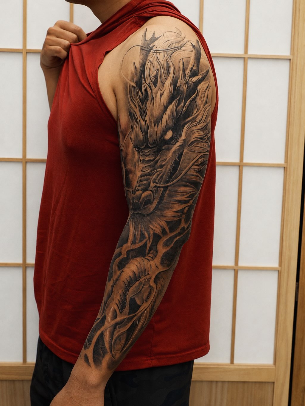 Tattoo by @billy.holistic — black_and_grey, realism