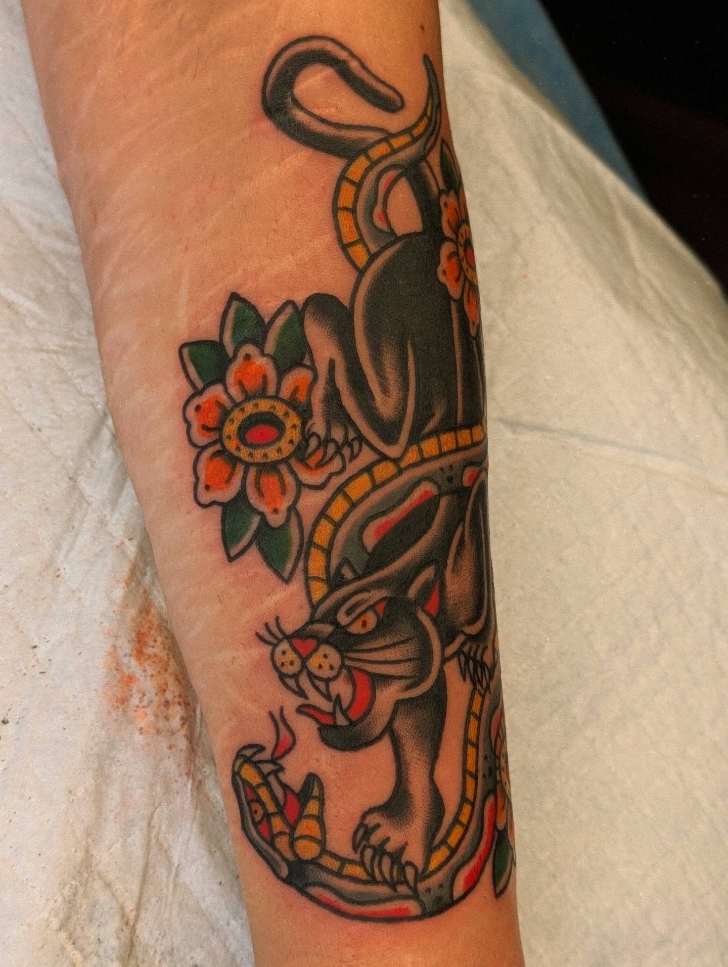 Tattoo by @sinisterspud — american_traditional