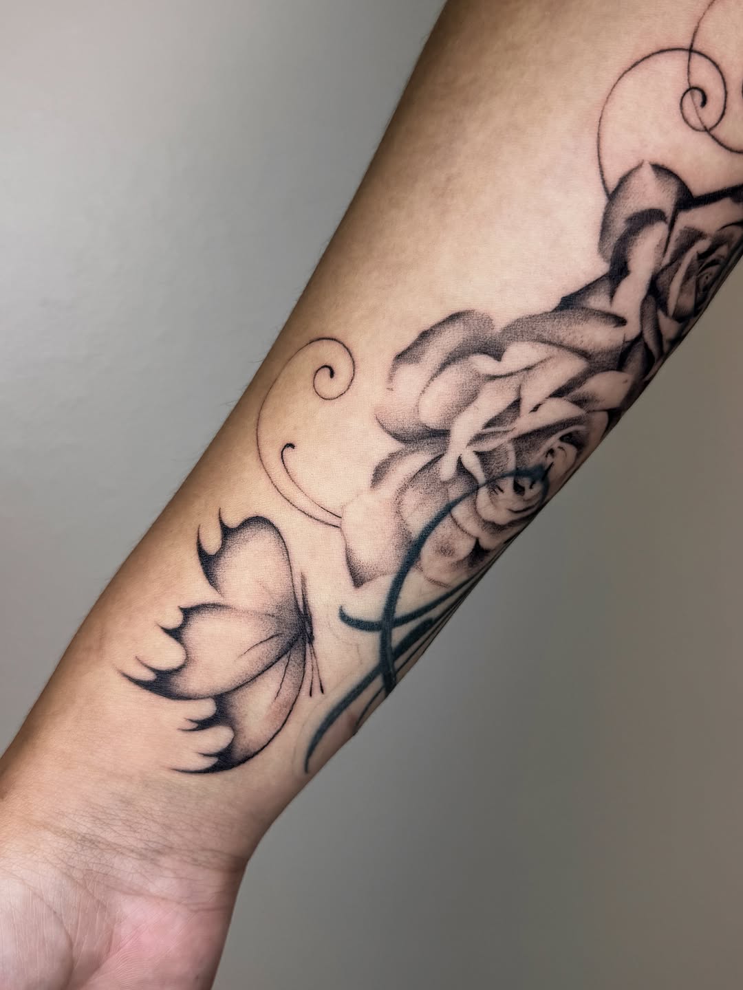 Tattoo by @ryleecooktattoo — black_and_grey, fine_line