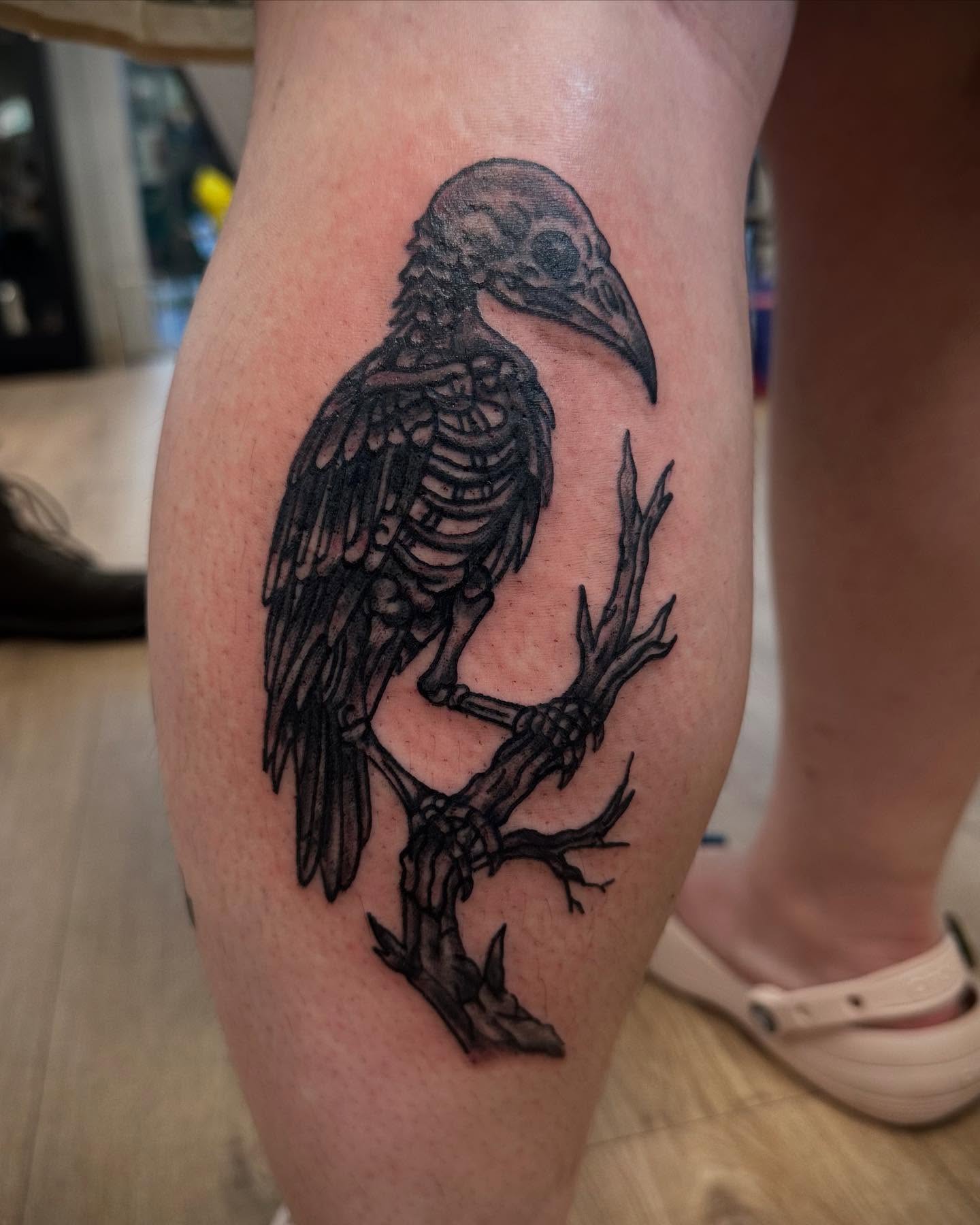 Tattoo by @dsteal03 — black_and_grey