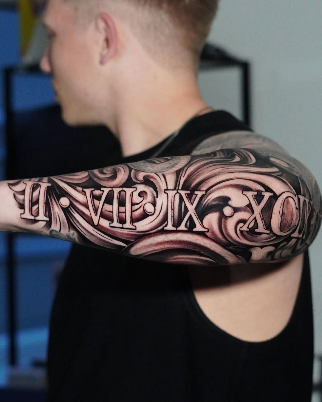 Tattoo by @agtattooartis — lettering_script, black_and_grey