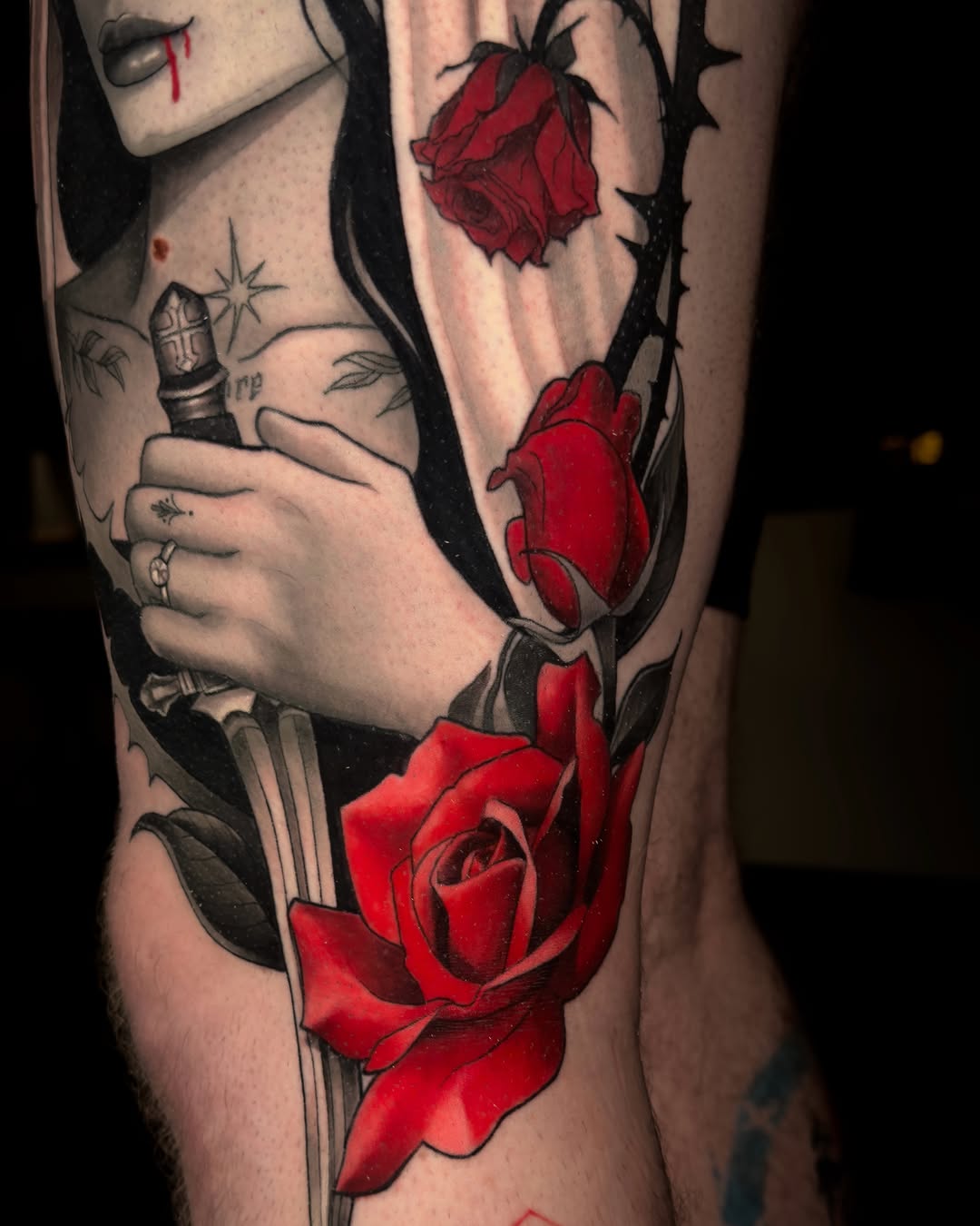 Tattoo by @meeksart — realism, dark_realism