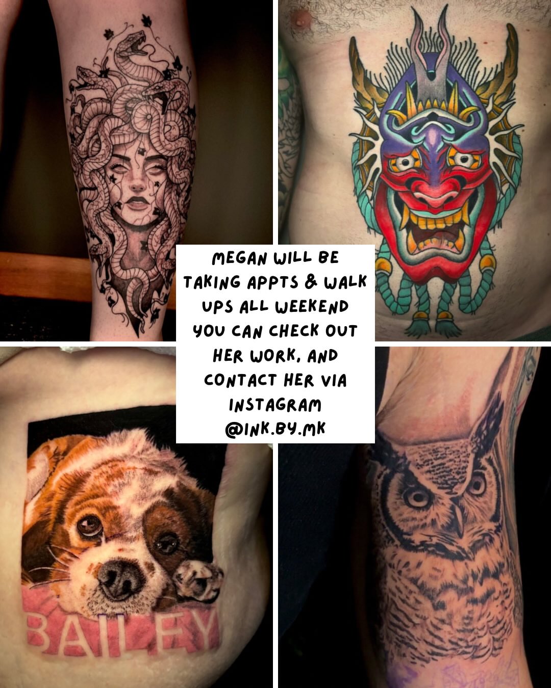 Medusa American traditional tattoo on the forearm by Tyler Van Pelt