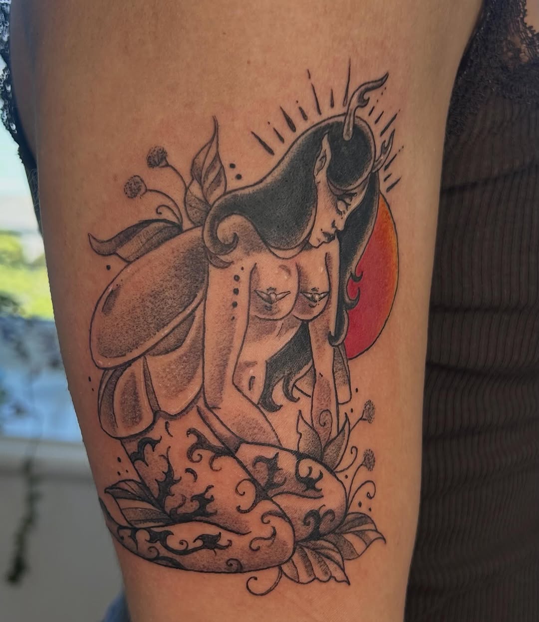Tattoo by @artbyreilley — neo_traditional, black_and_grey