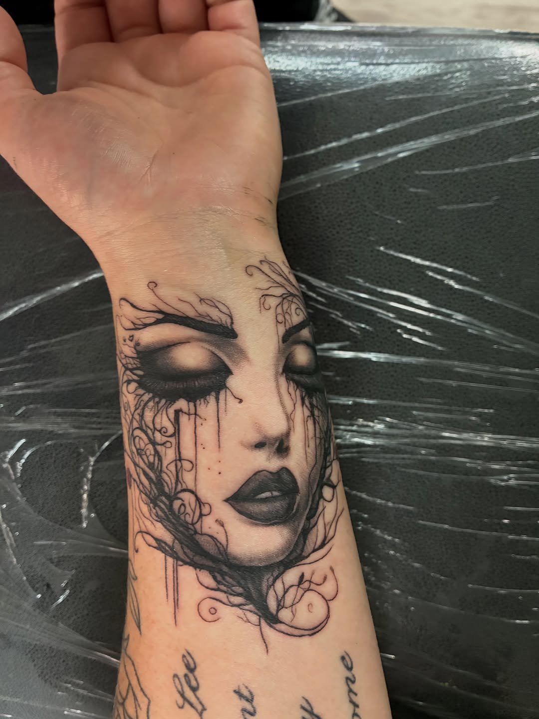 Tattoo by @jimtattoos801 — black_and_grey, realism