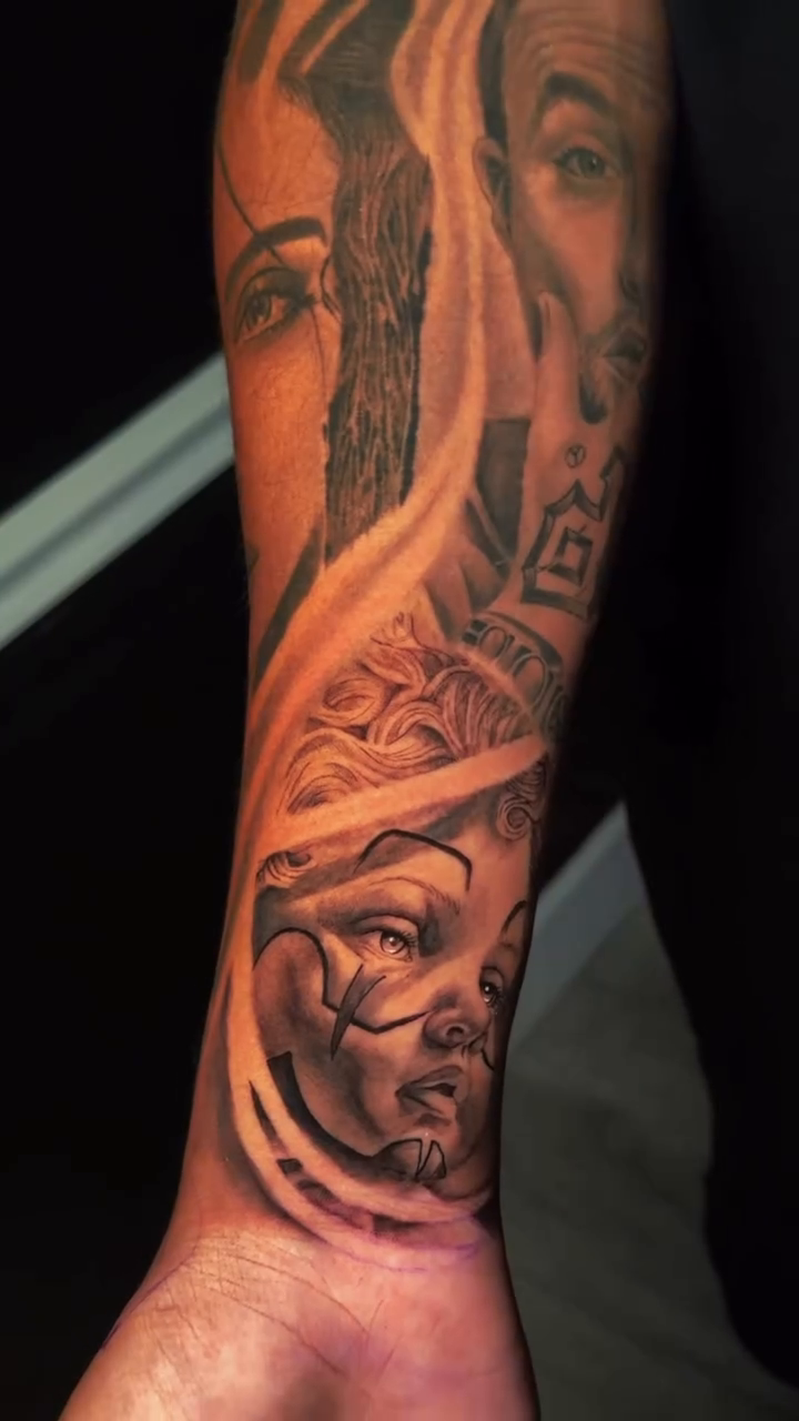 Tattoo by @artistzae_ — black_and_grey, realism