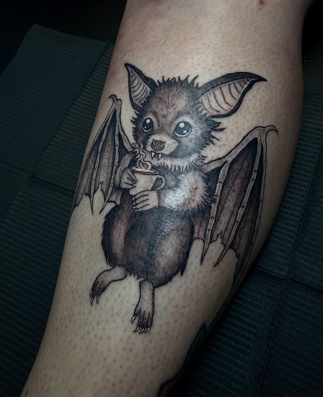 Tattoo by @needlemami — realism, black_and_grey