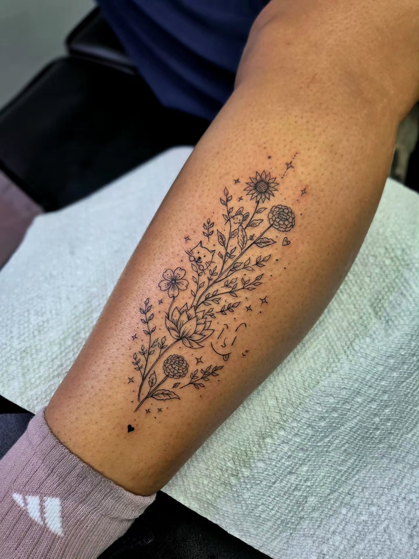 Tattoo by @tattooist.nyc — dotwork, black_and_grey