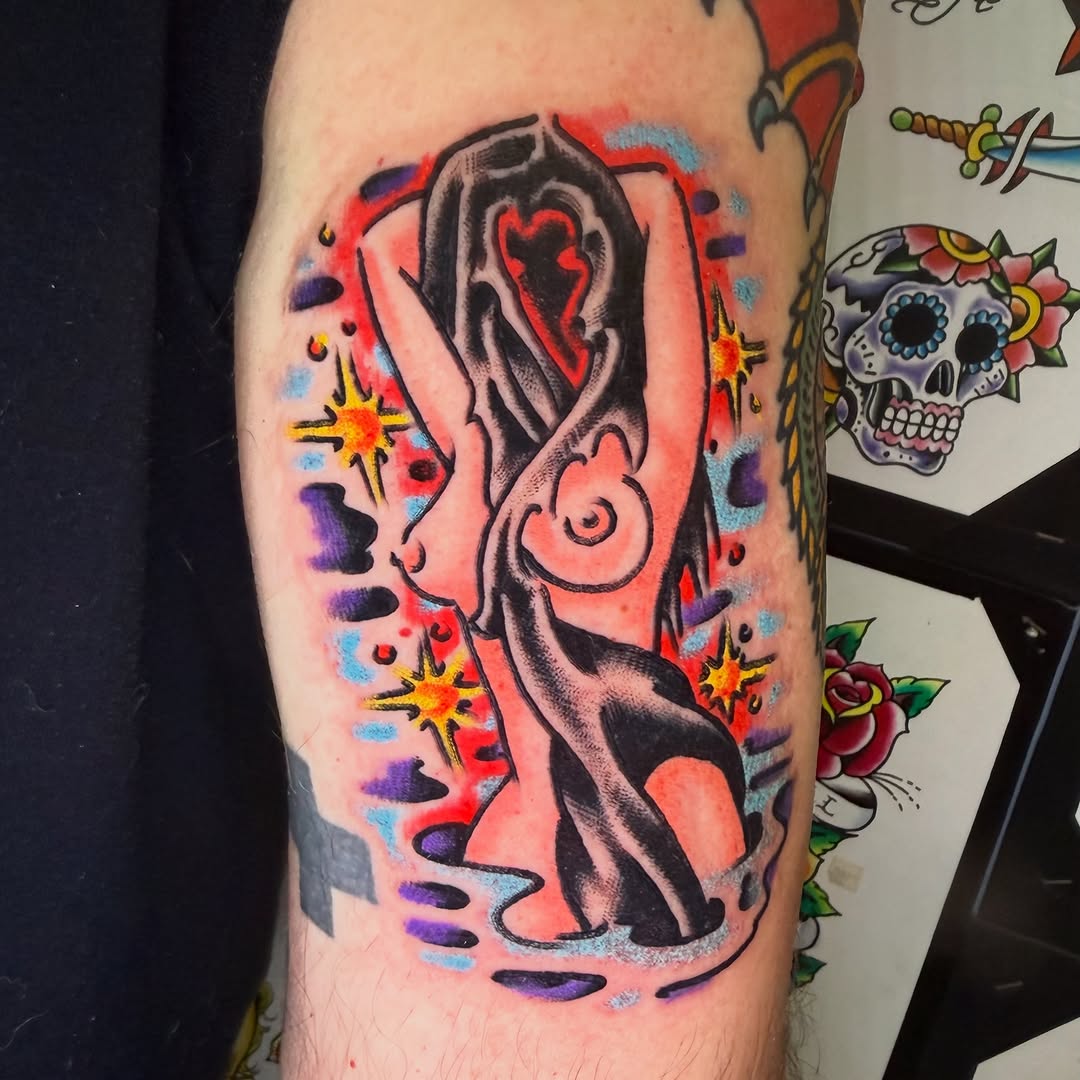 Tattoo by @mikedunntattoo — neo_traditional, blackwork