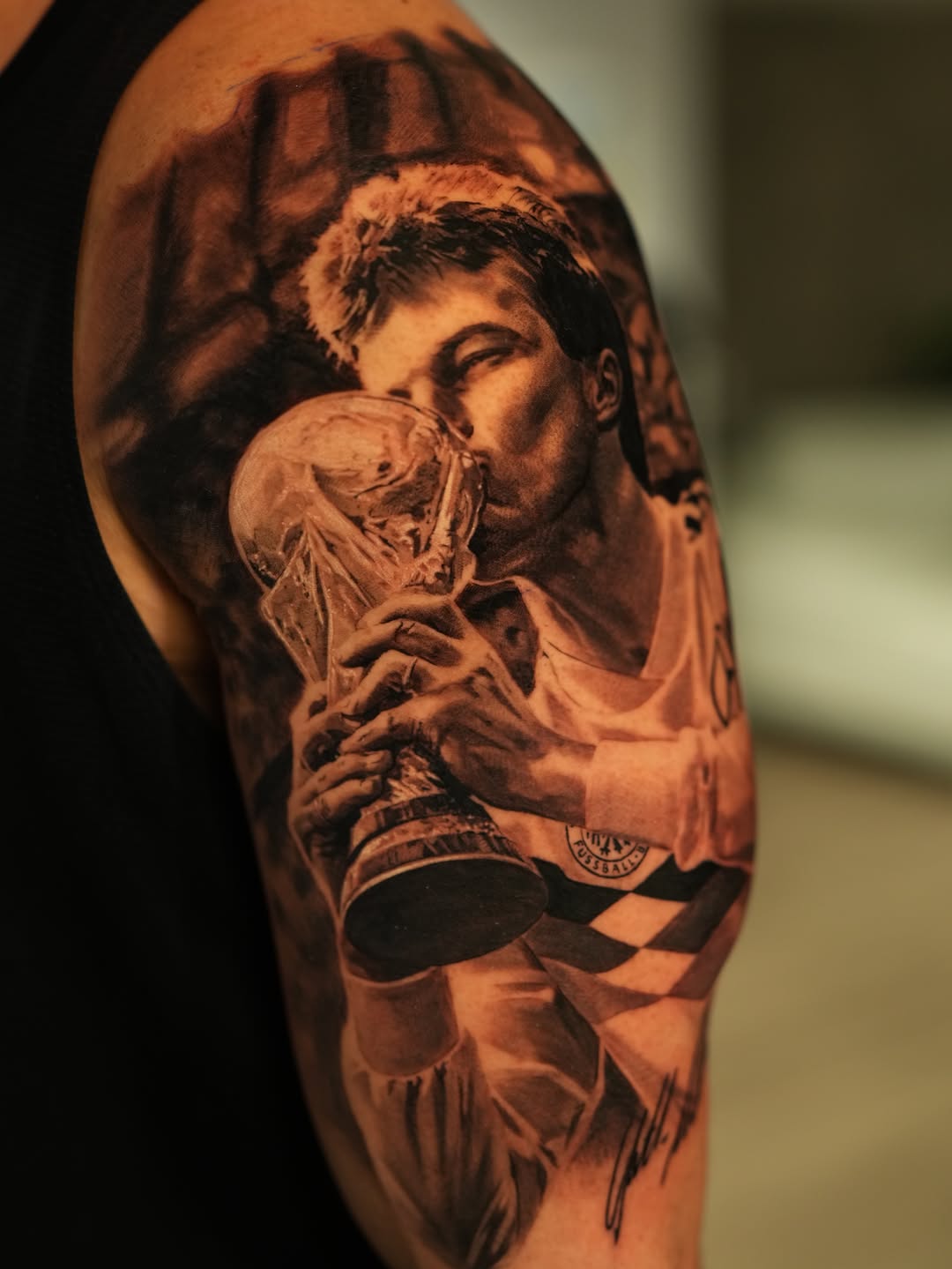 Tattoo by @nogarolli_tattoo — realism, black_and_grey