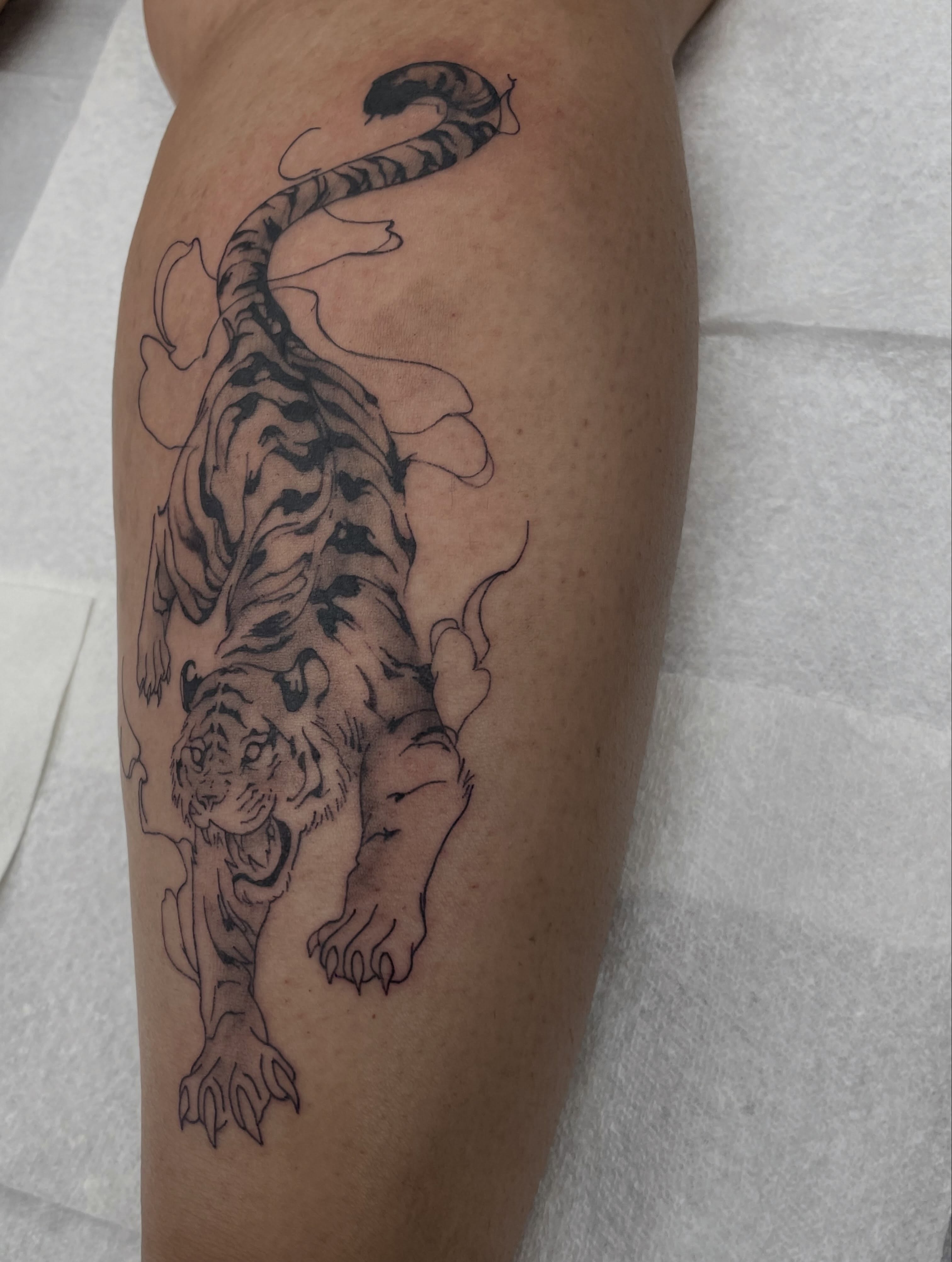 Tattoo by @mosestattoos — black_and_grey