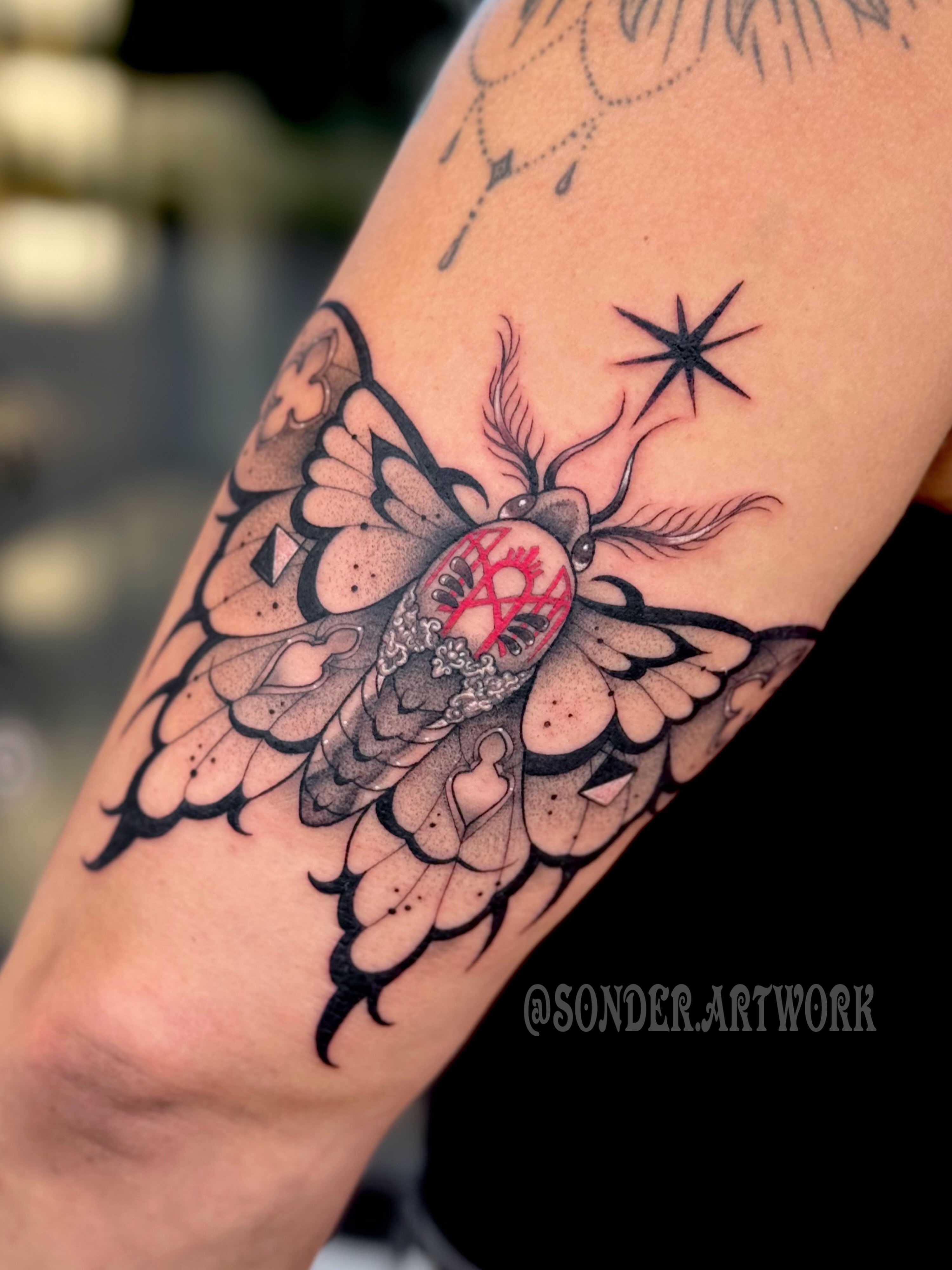 Tattoo by @flying_tiger_social_club — neo_traditional, dark_realism