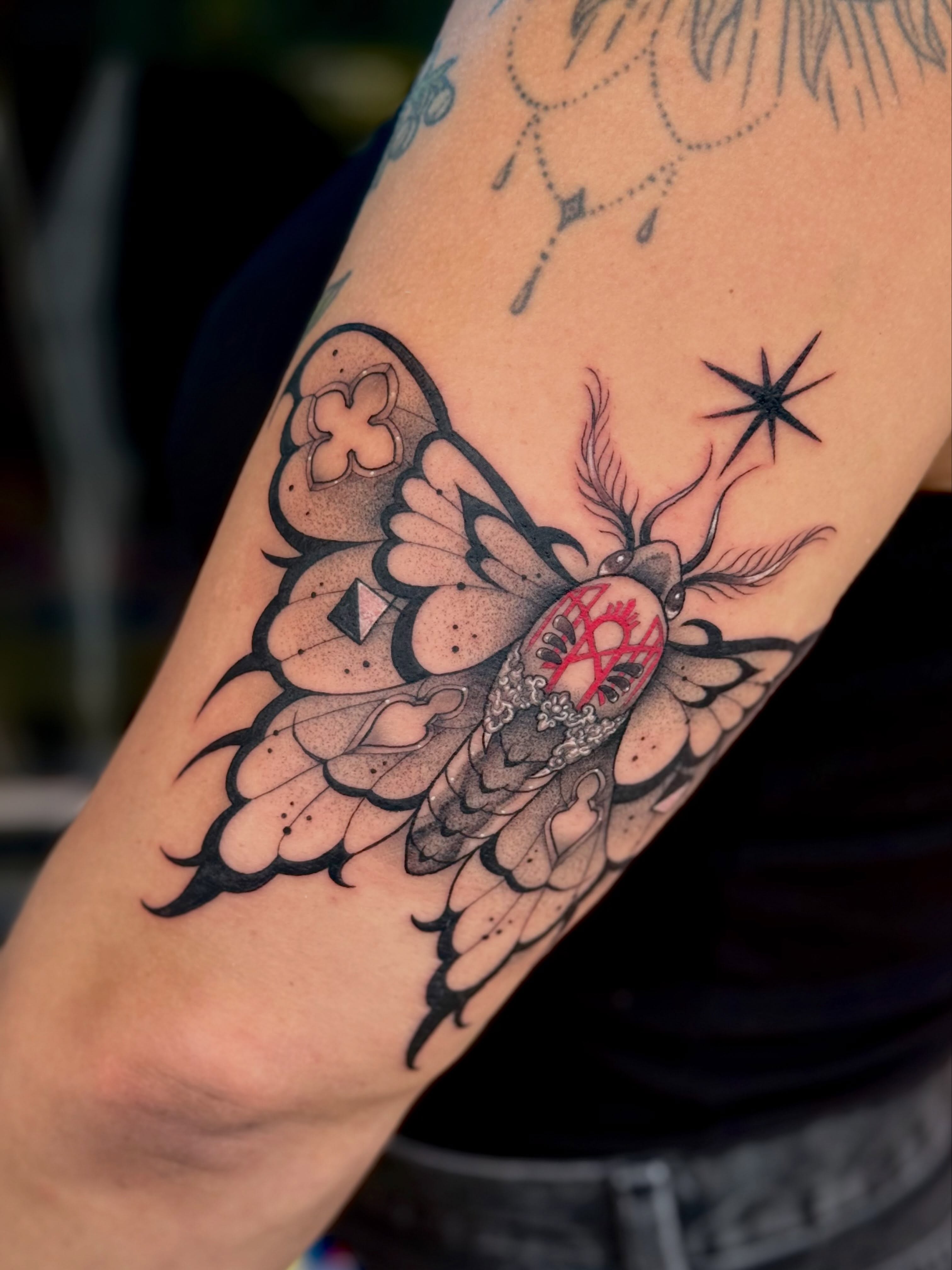 Tattoo by @flying_tiger_social_club — black_and_grey