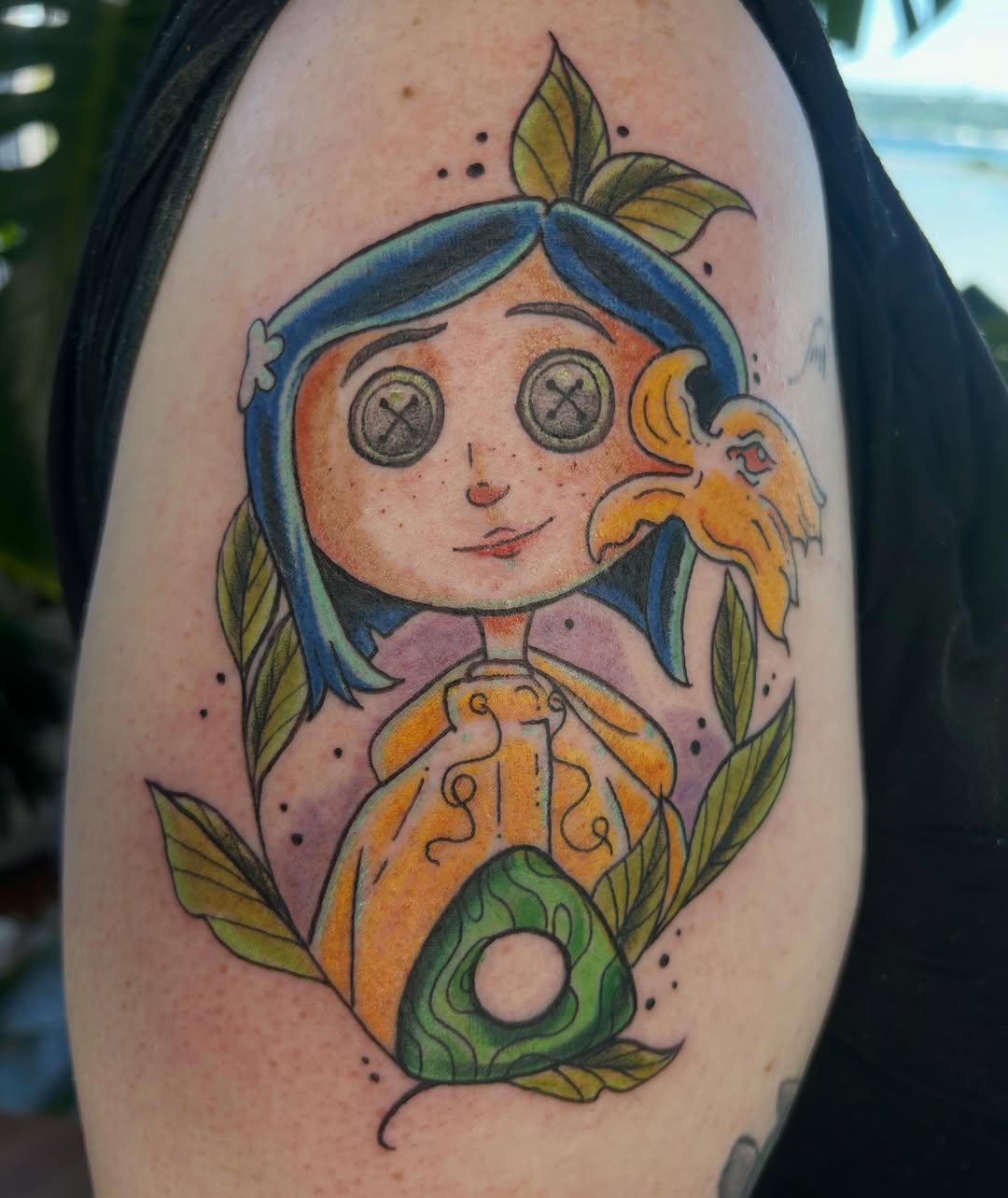 Tattoo by @artbyreilley — new_school, anime