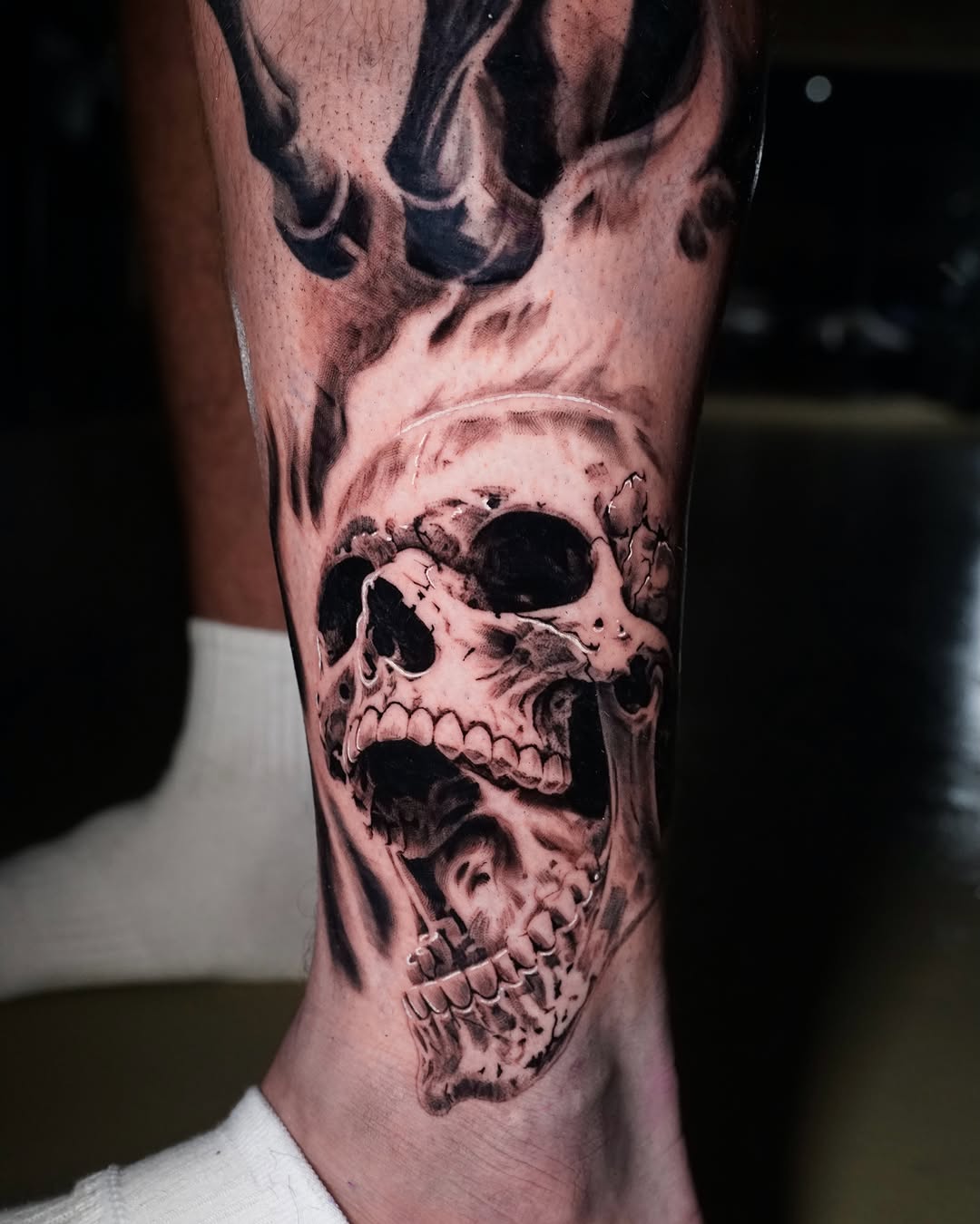 Tattoo by @dontaviousdavis_ — realism, black_and_grey