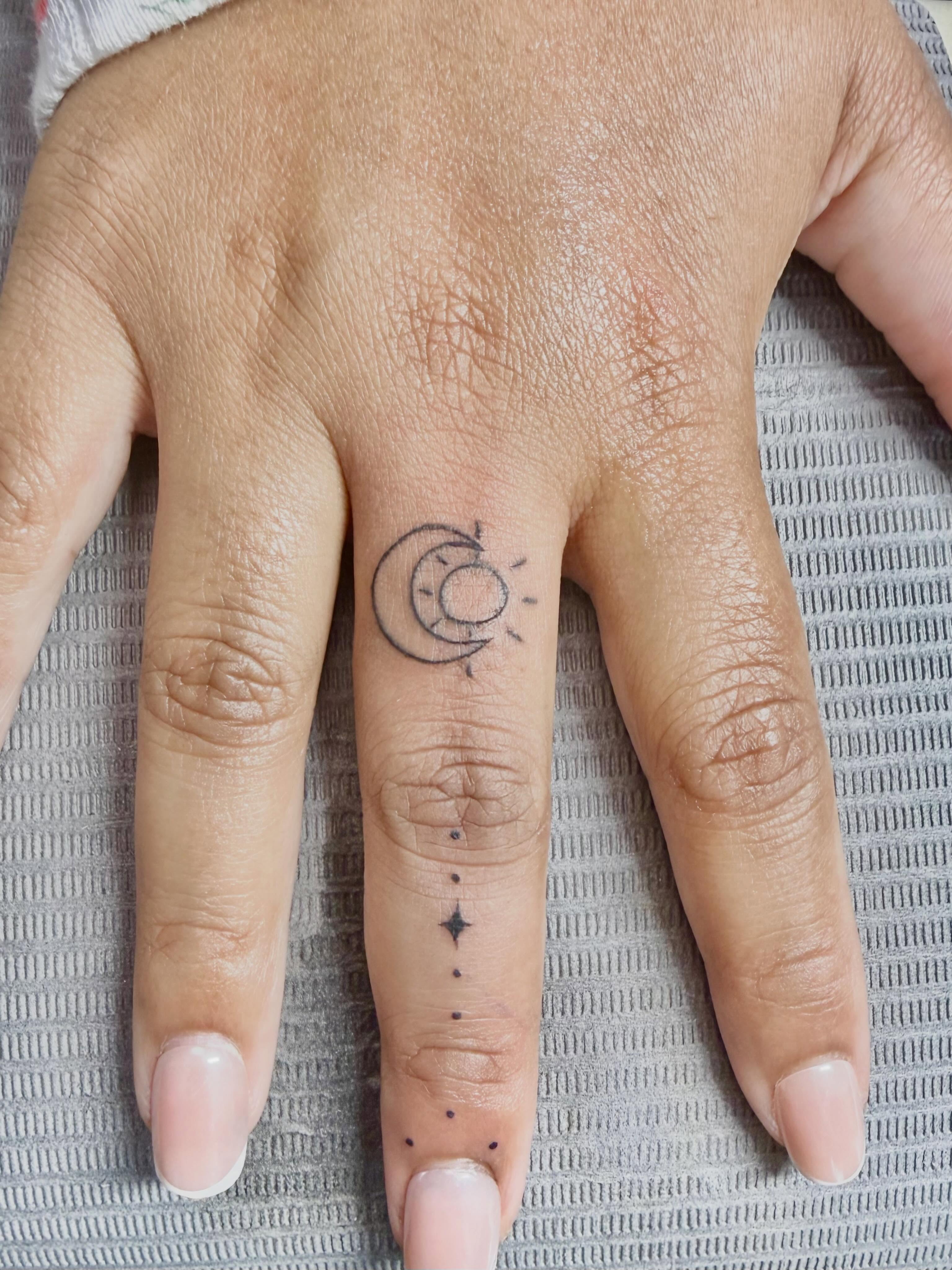 Tattoo by @inkbysierra — dotwork