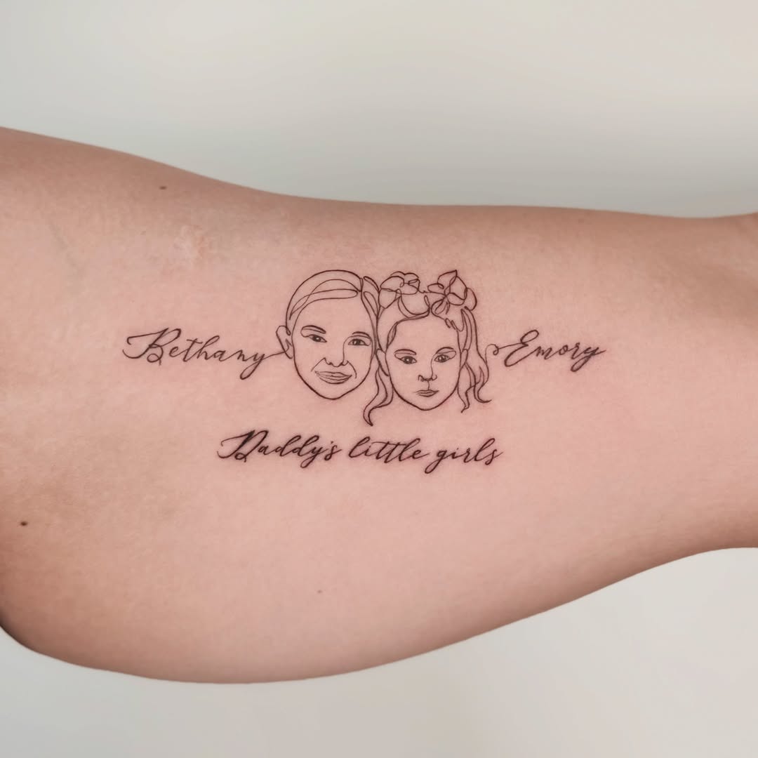 Tattoo by @koko.inker.houston — fine_line, lettering_script