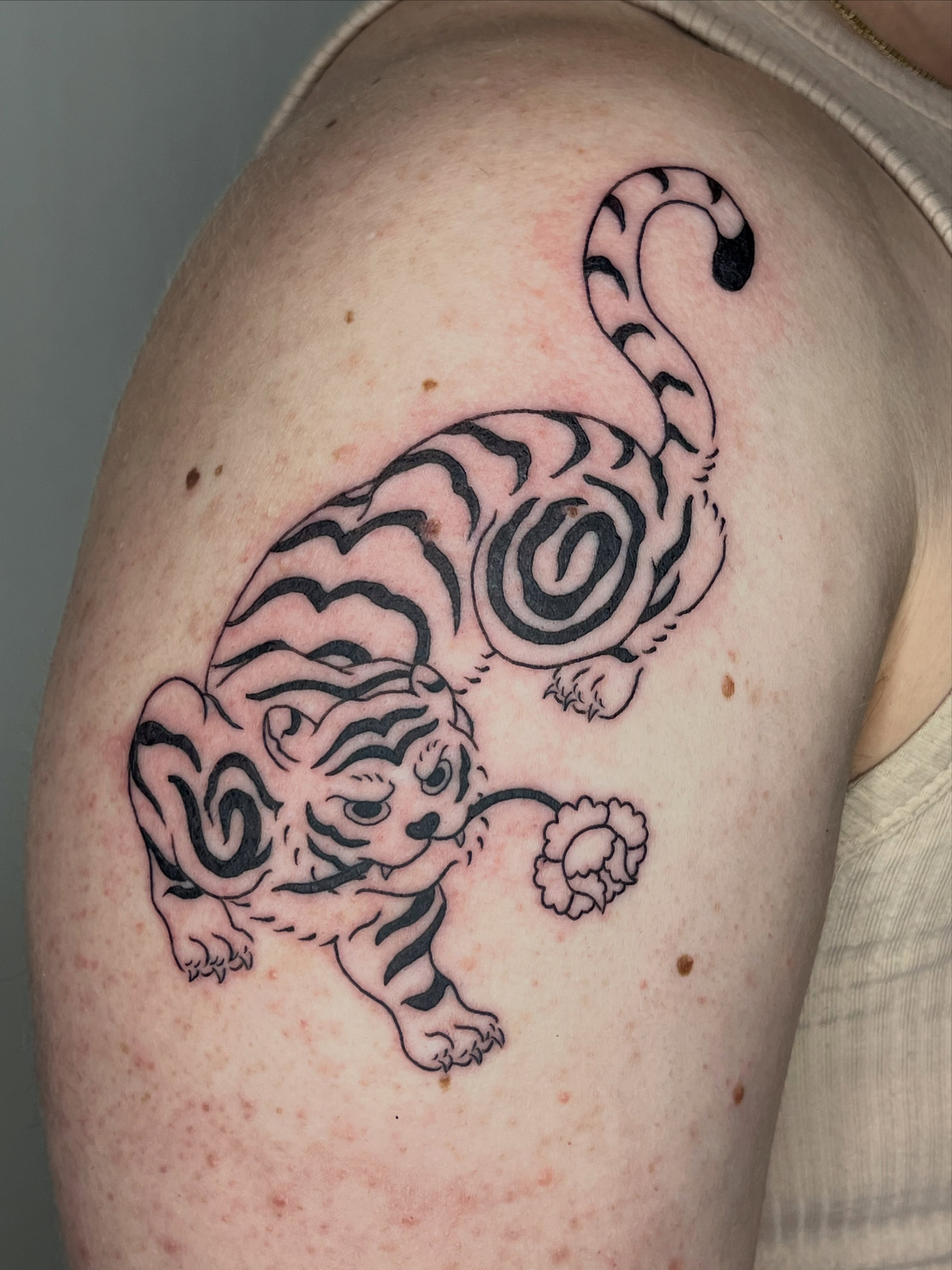 Tattoo by @soupbody — tribal