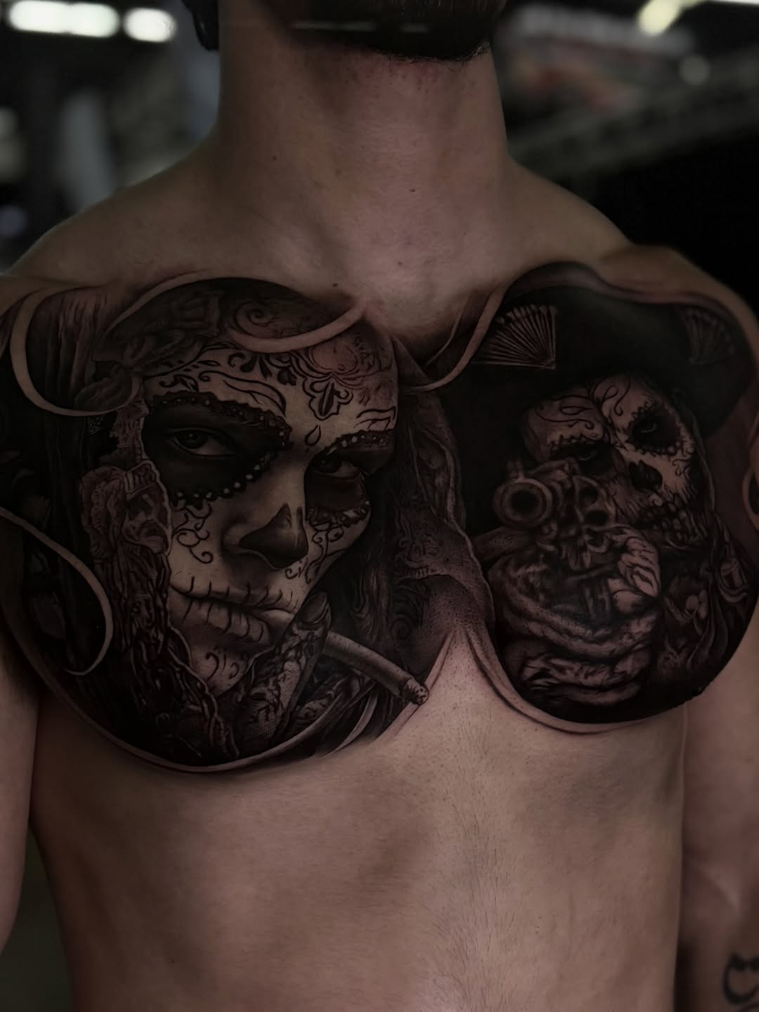 Tattoo by @meretattoos — black_and_grey, realism