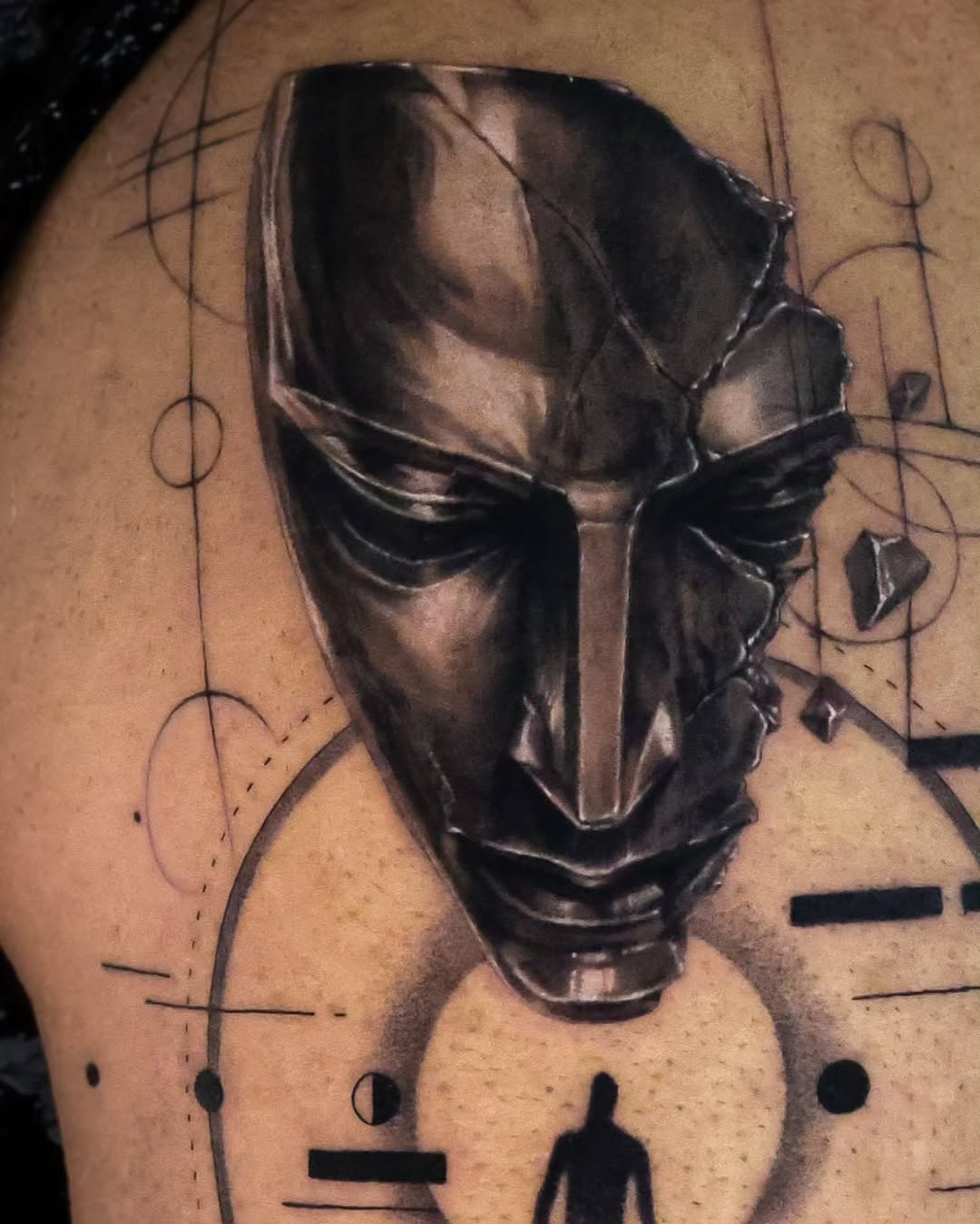 Tattoo by @ejintatt — realism, geometric