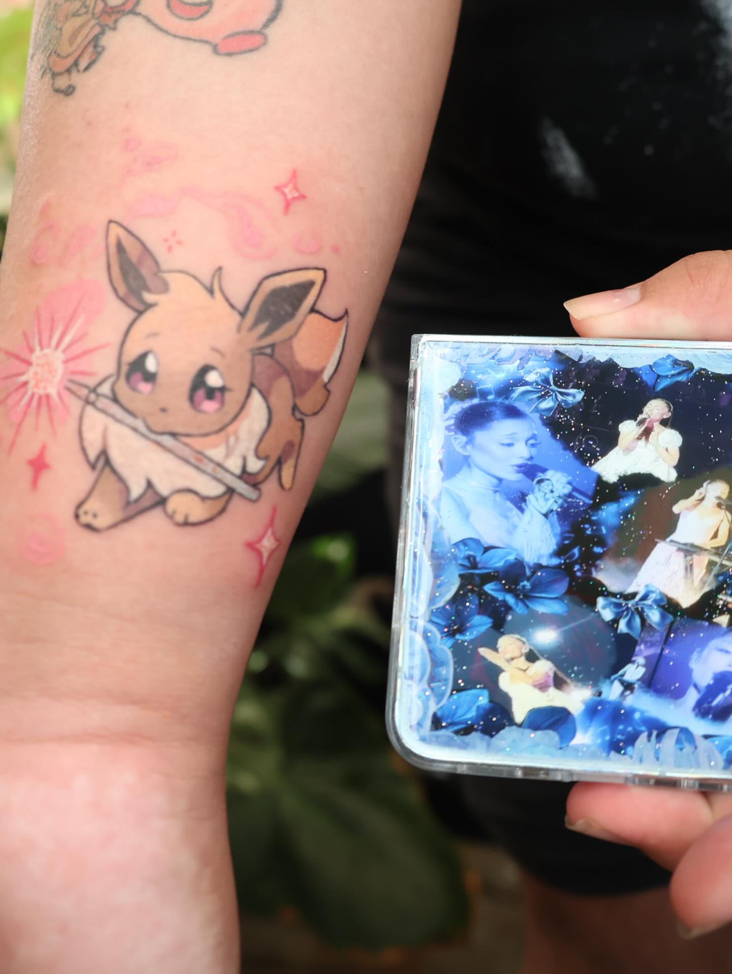 Eevee anime tattoo on the forearm by ๐๐๐โฆ้ชๆขจ๐