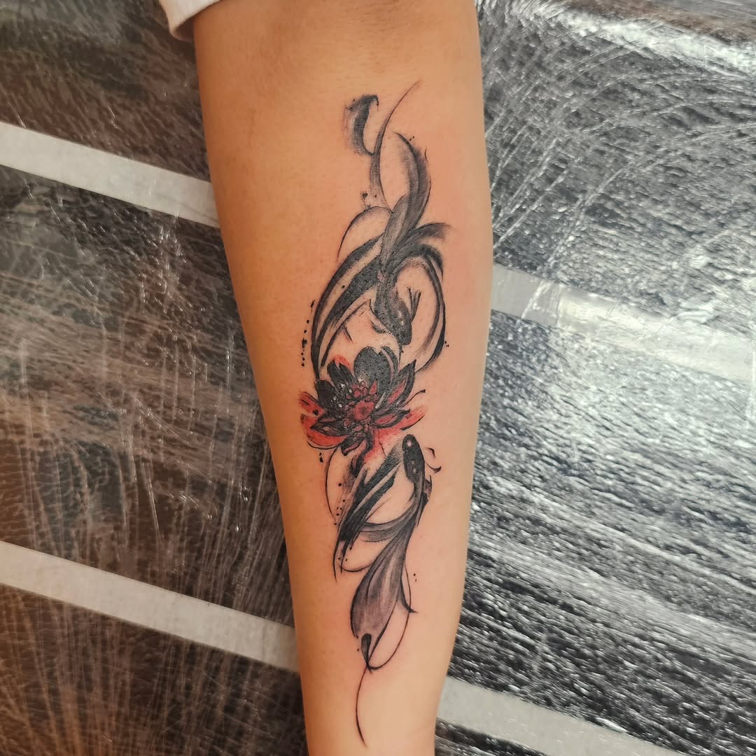 Tattoo by @linktattoo_lily — japanese_irezumi, watercolor