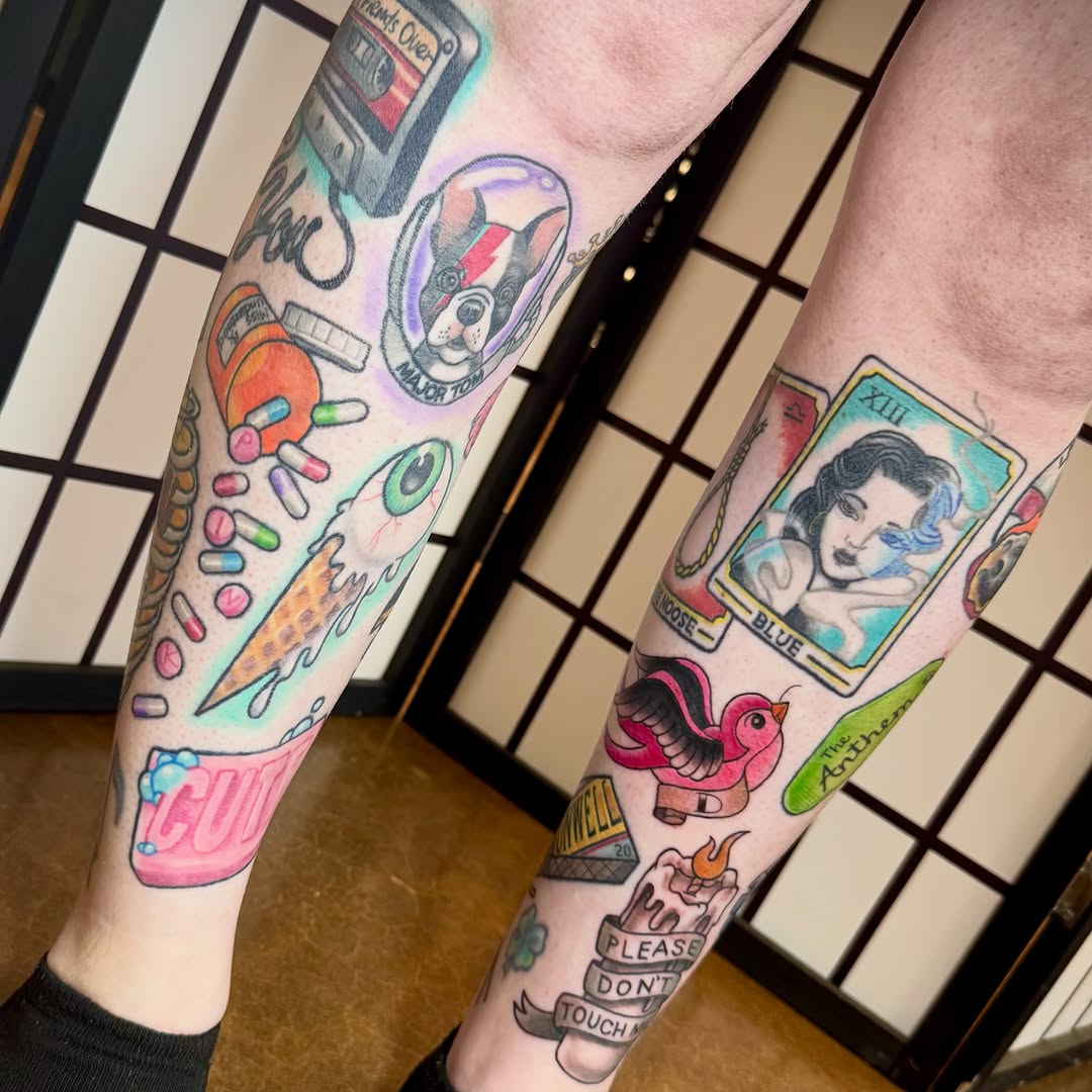 Tattoo by @krisnotch_tattoo — new_school, illustrative