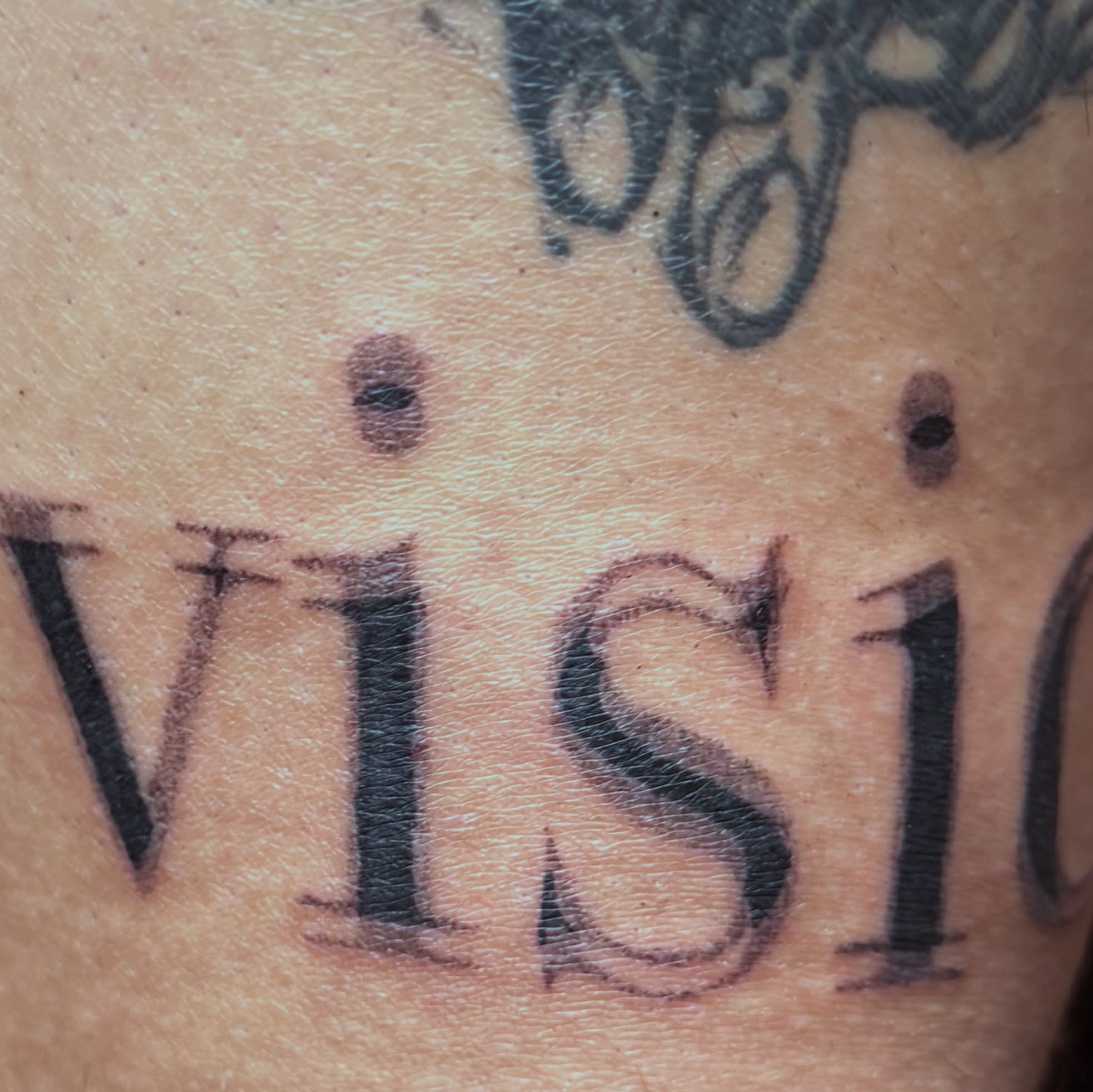 Tattoo by @taeyeon_sseuda — lettering_script