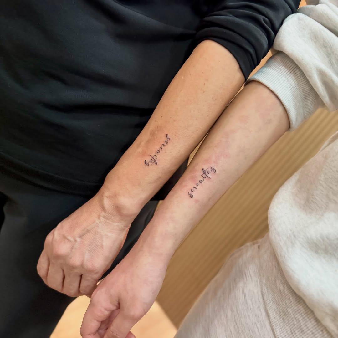 Tattoo by @lulu.ttttttt — lettering_script