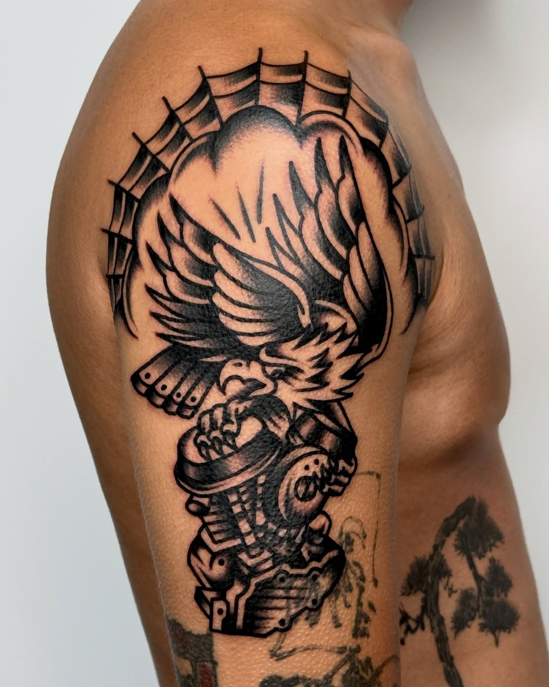 Tattoo by @allo_tattooer — american_traditional, black_and_grey