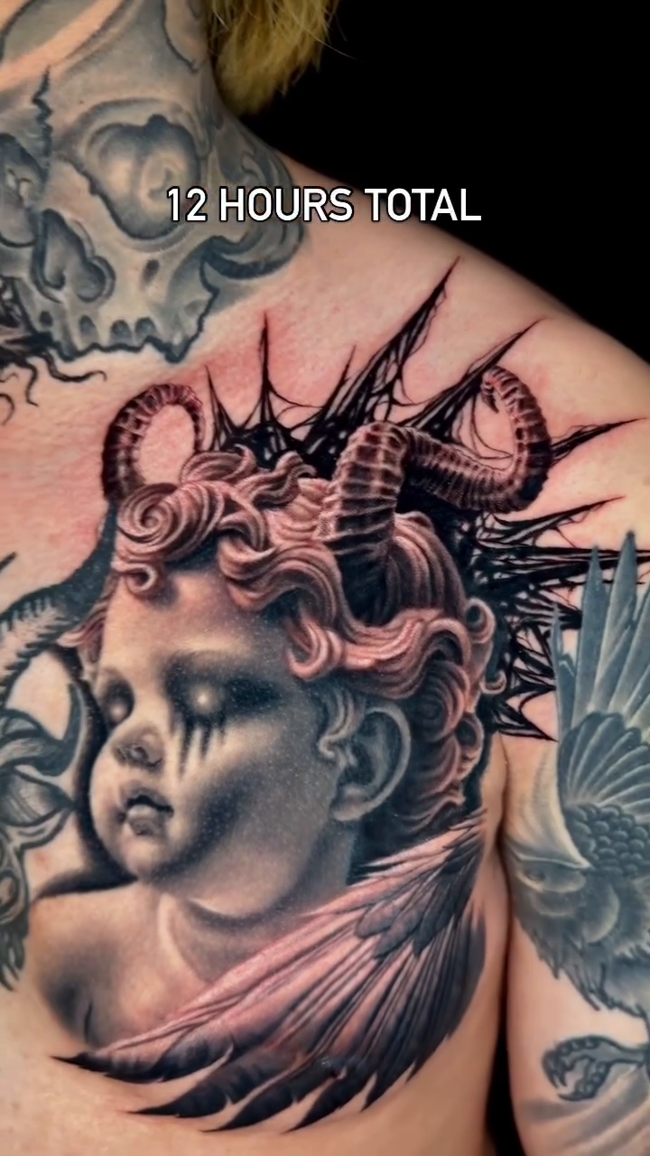 Tattoo by @jwells_tattoos — realism, dark_realism