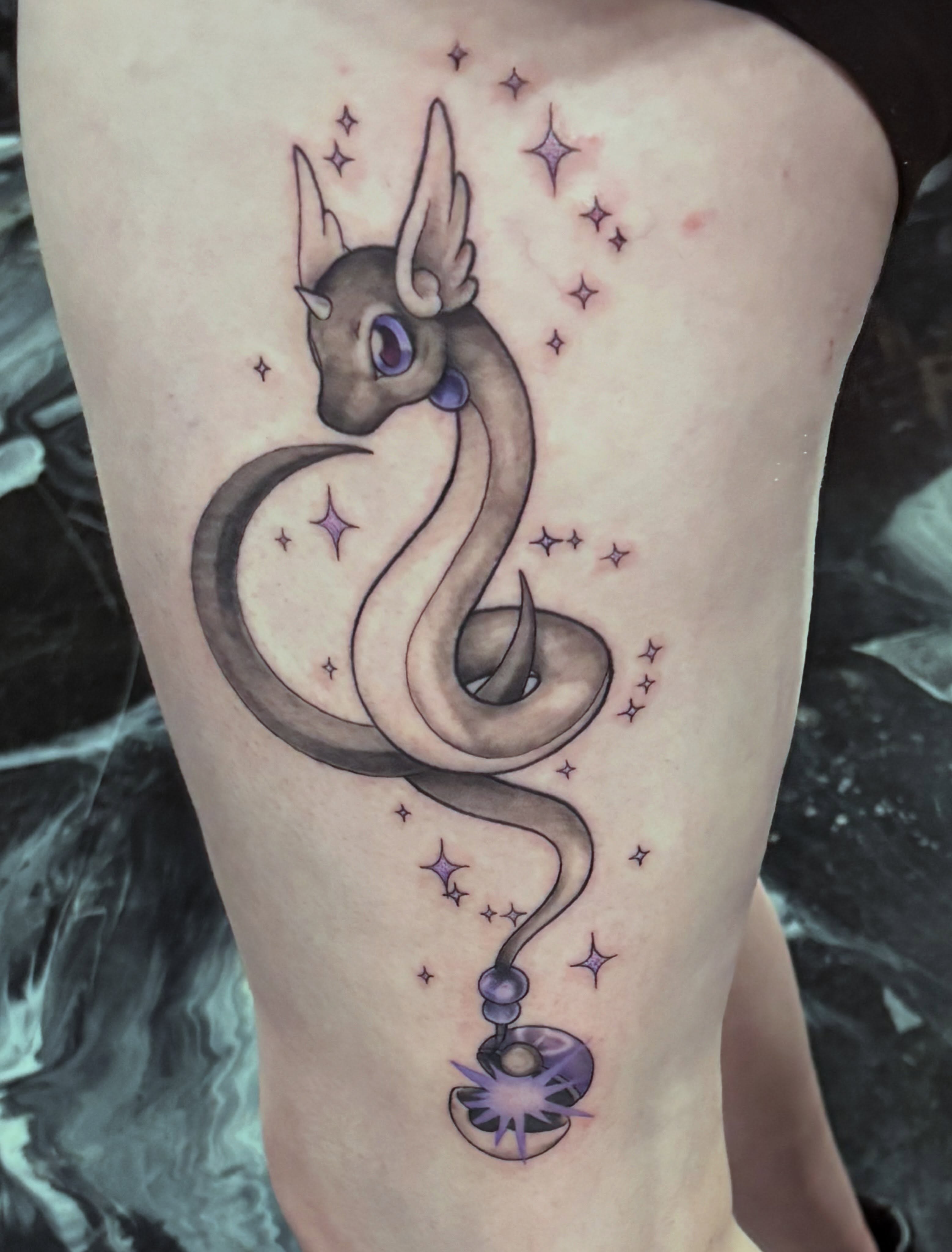 Tattoo by @arthurshail — dotwork, realism