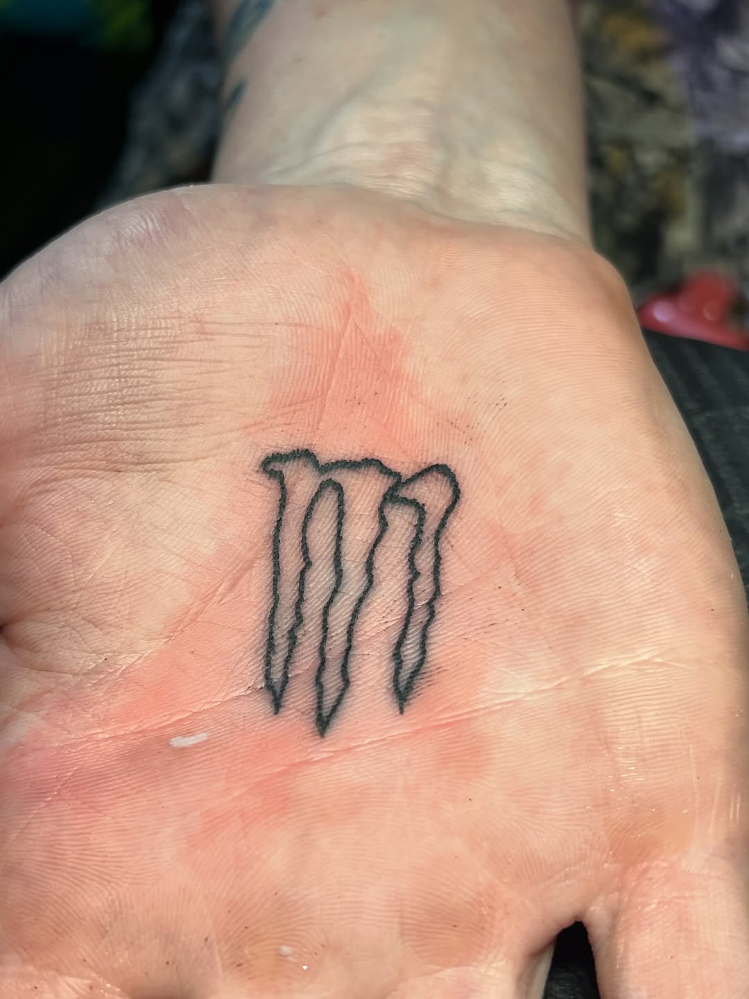 Tattoo by @straydoggiestyle — blackwork