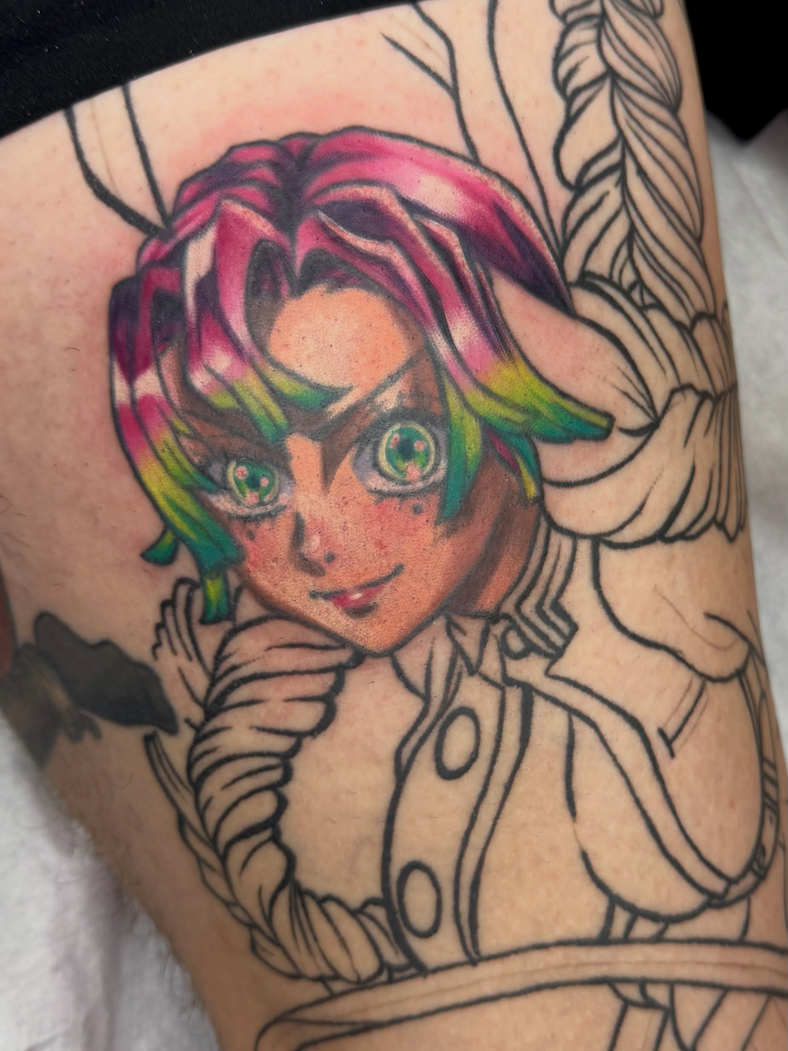 Tattoo by @tenderhearttattoo — anime
