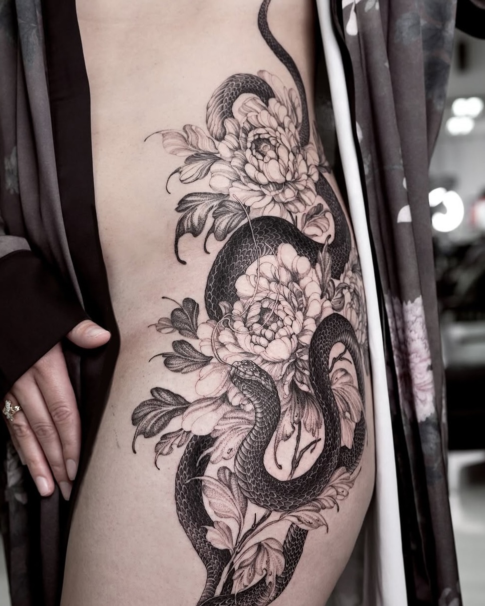 Tattoo by @yongjuntattoo β black_and_grey, realism