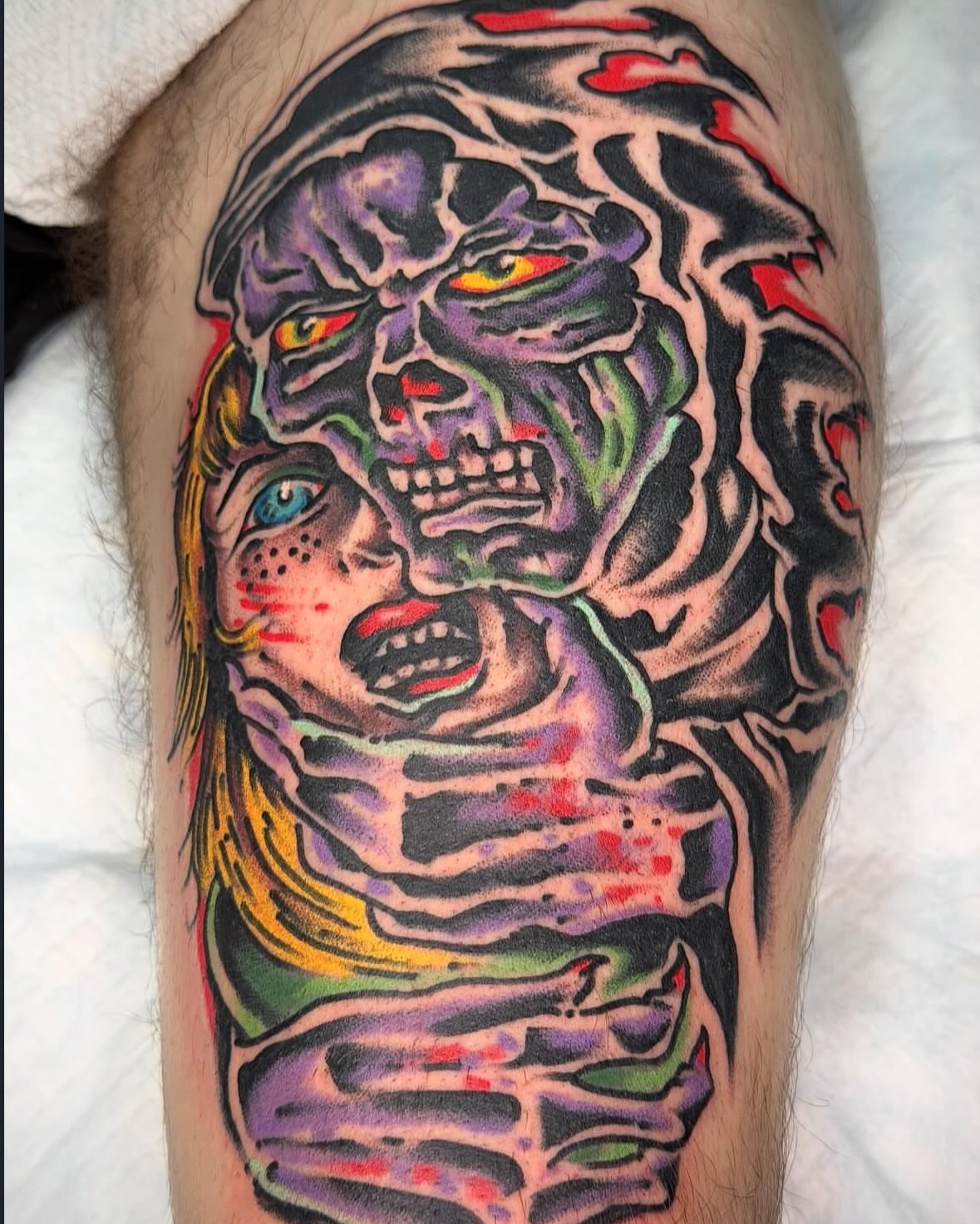 Tattoo by @speightxtattoo — dark_realism