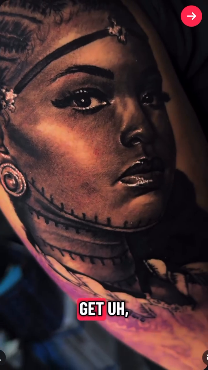 Tattoo work at Virginia Beach Tattoo Festival 2026