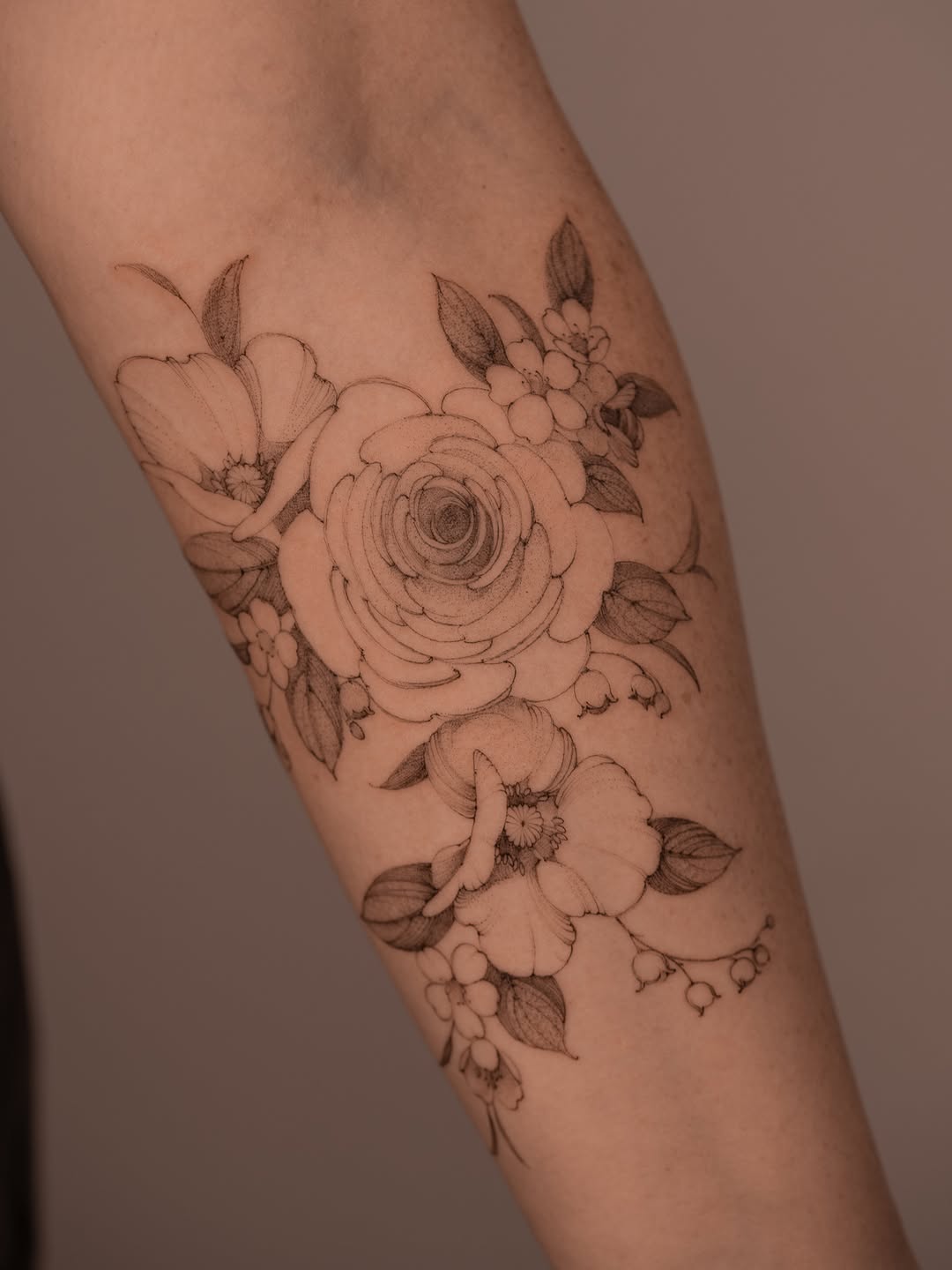 Tattoo by @shekhme — fine_line, black_and_grey