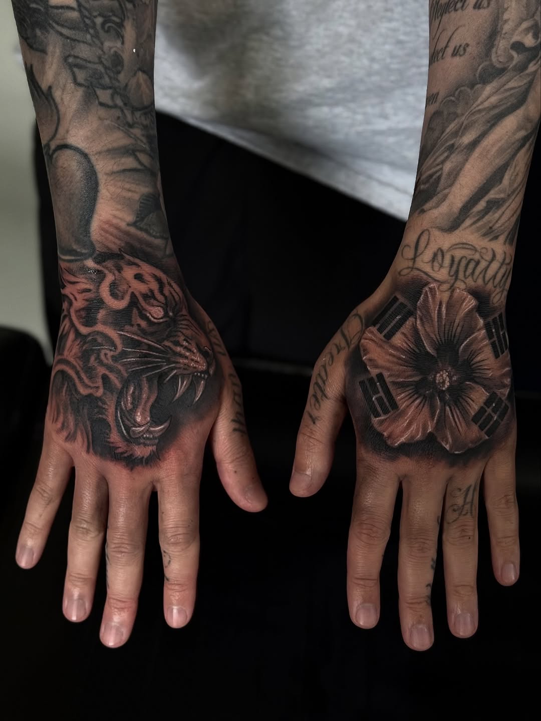 Tattoo by @babygirltat2 β realism, black_and_grey