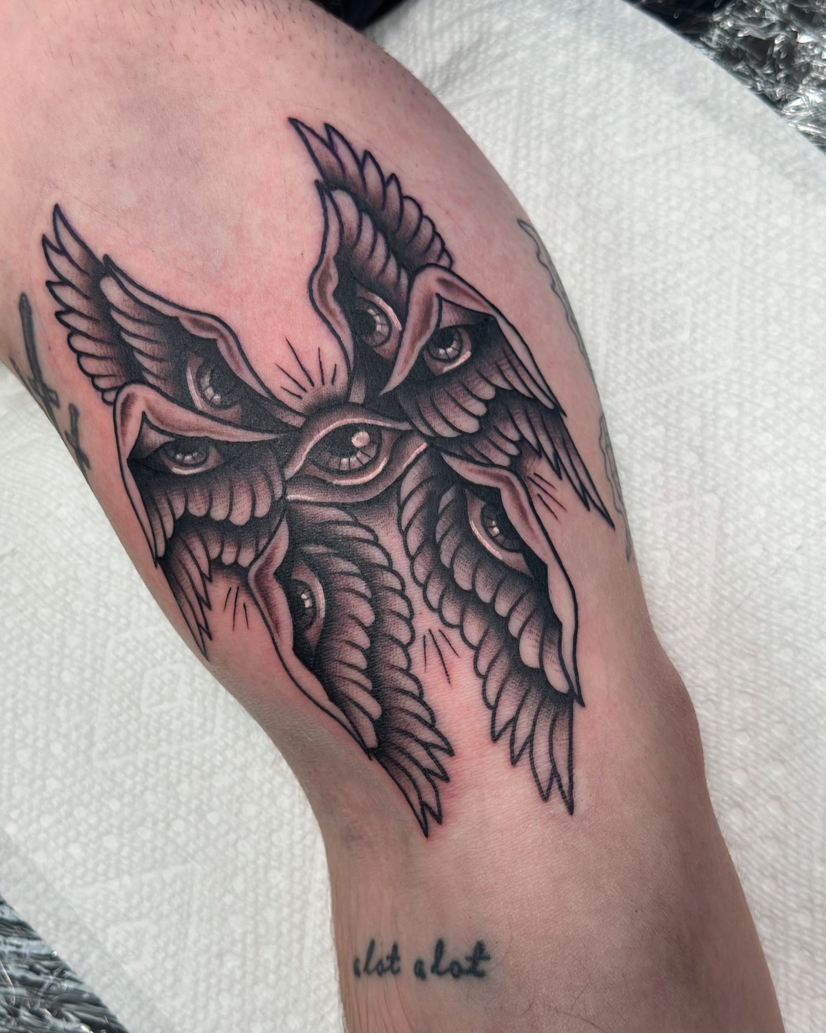 Tattoo by @colbyleetattoo — american_traditional, black_and_grey