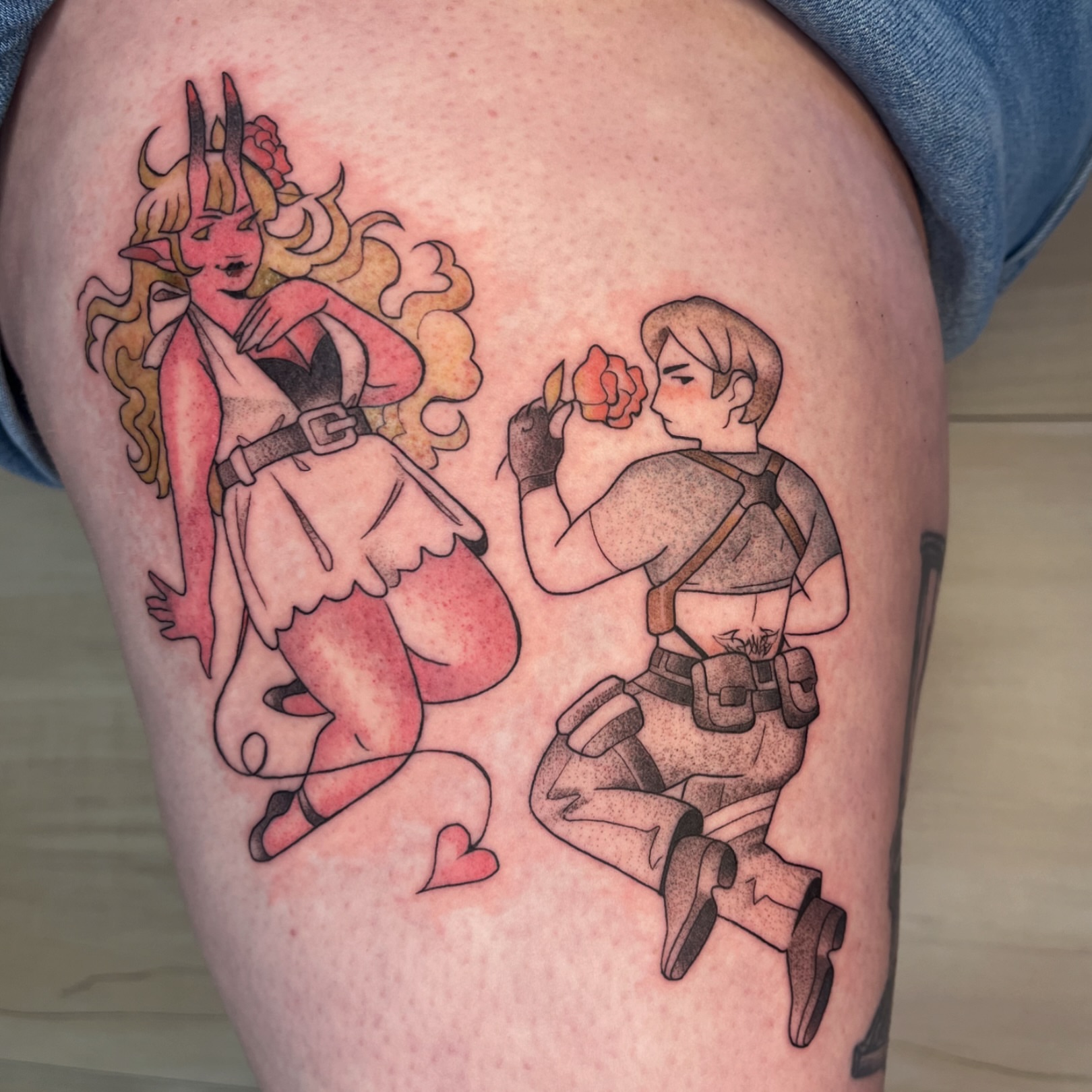 Tattoo by @inkneous — dotwork