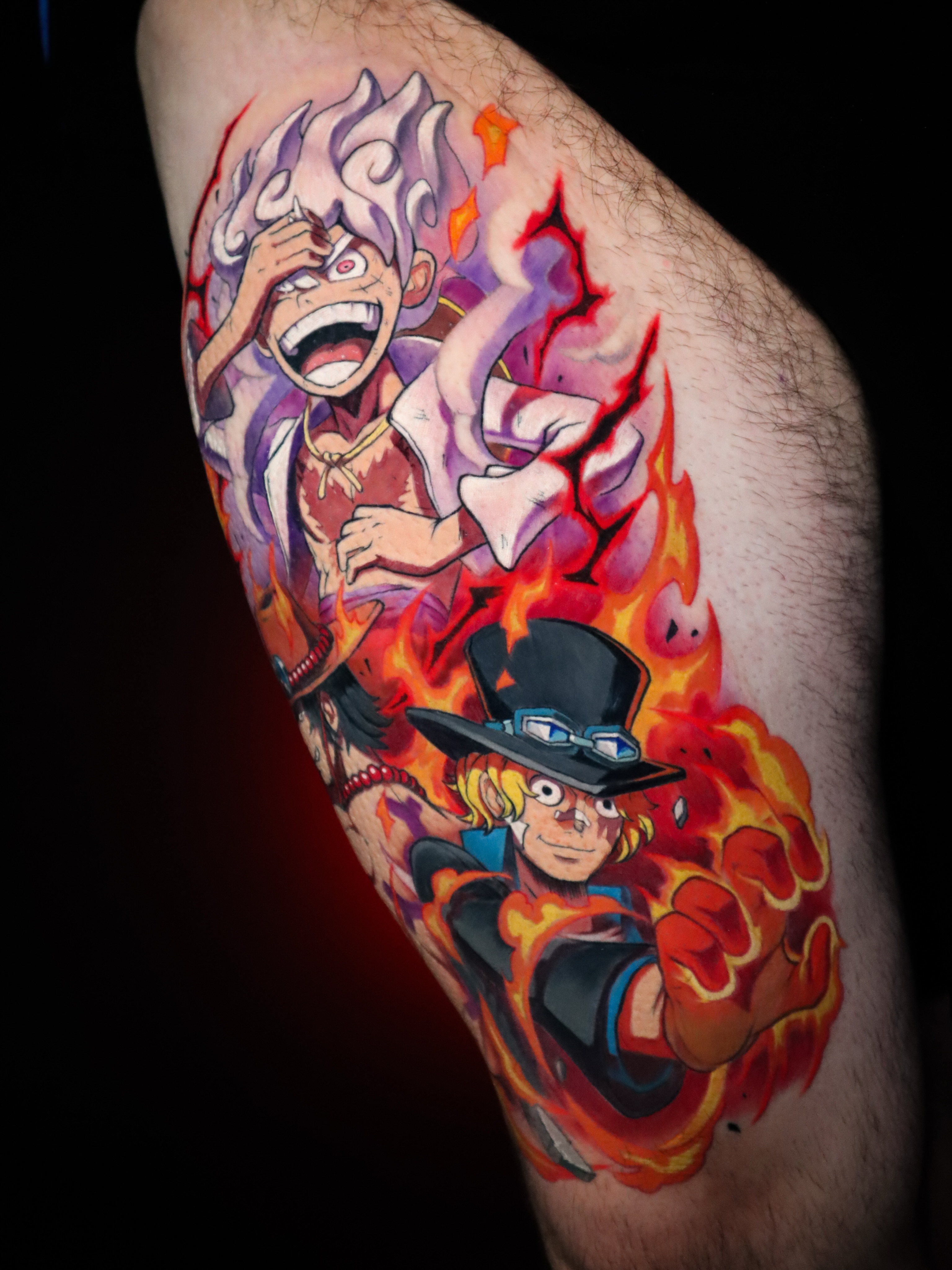 Tattoo by @jesusblones — anime, illustrative