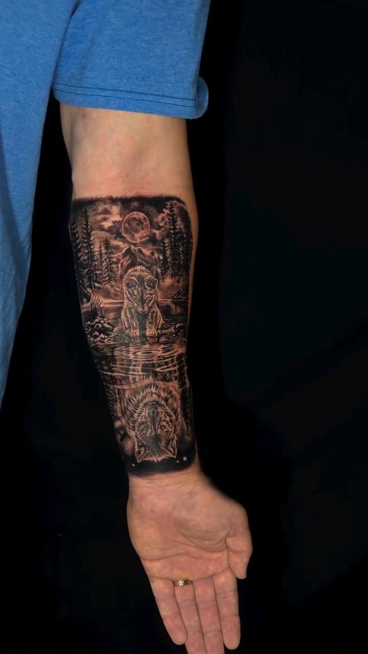 Tattoo by @johntattoo29 — black_and_grey, realism