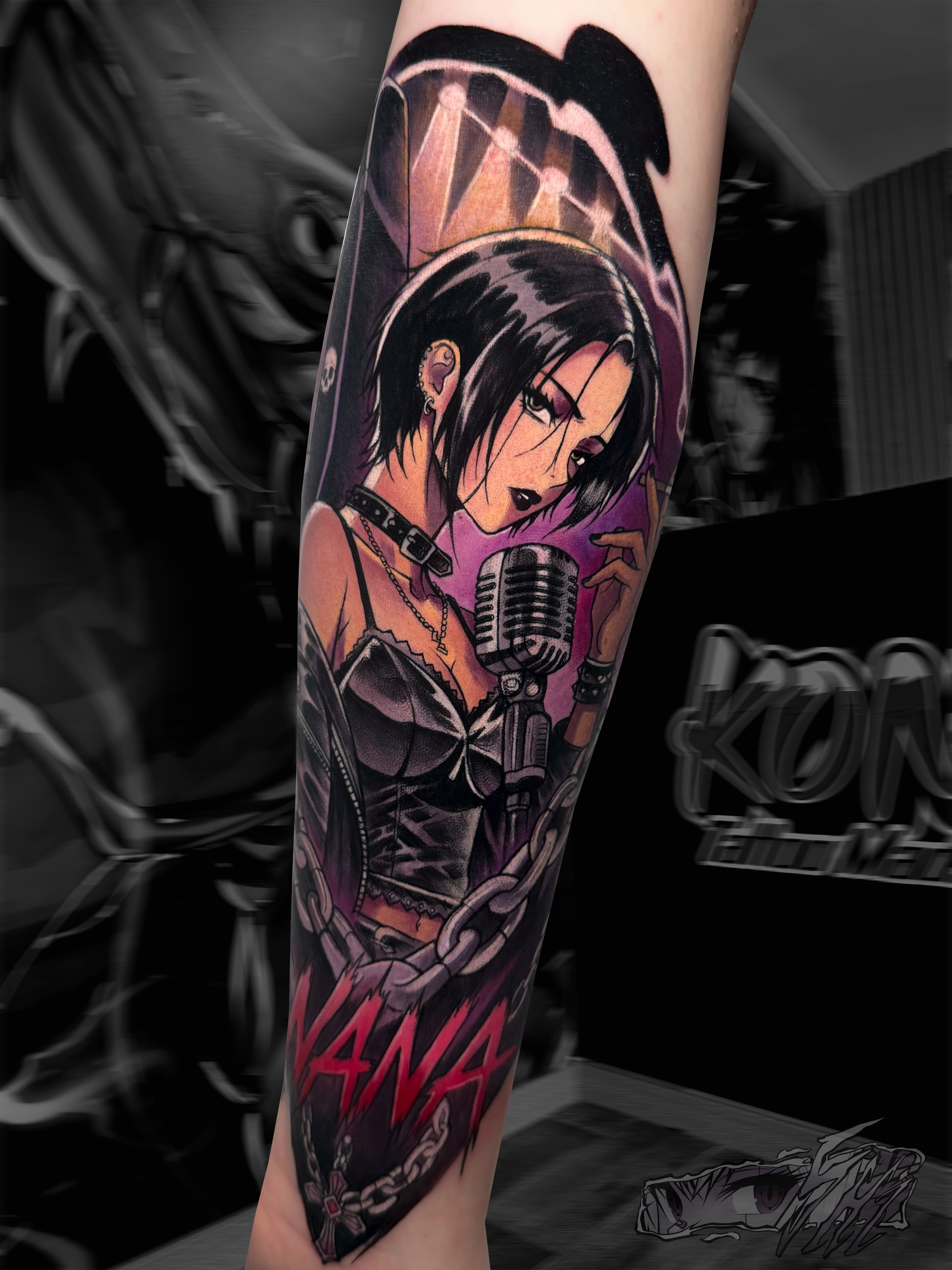 Tattoo by @ivanpelegrinmedina — anime, realism