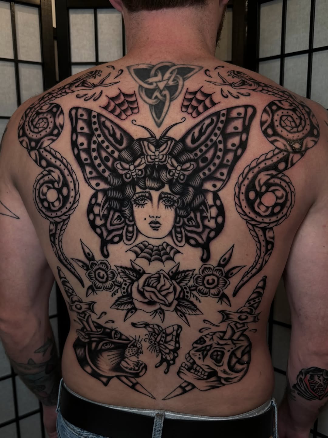 Tattoo by @caseyxsullivan — american_traditional, black_and_grey