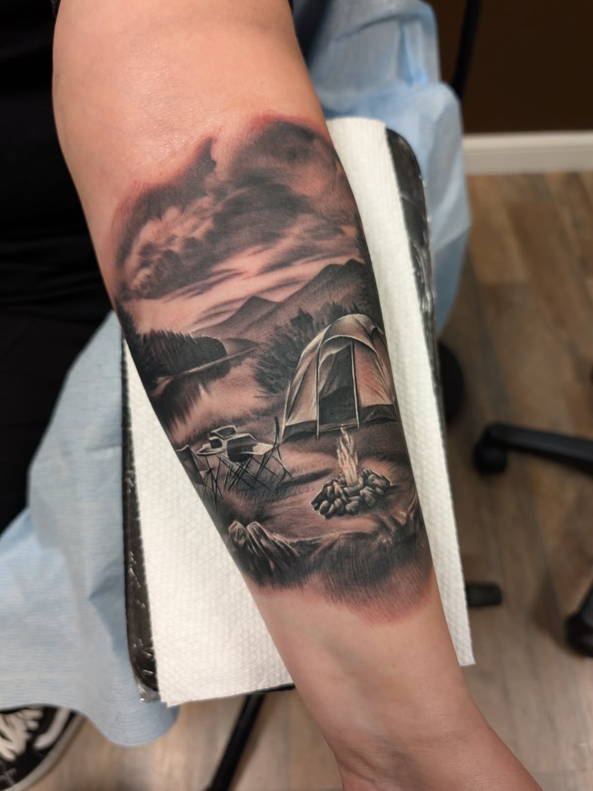 Tattoo by @bonytony666 — realism, black_and_grey
