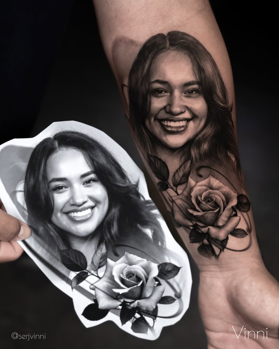 Tattoo by @serjvinni — realism, black_and_grey