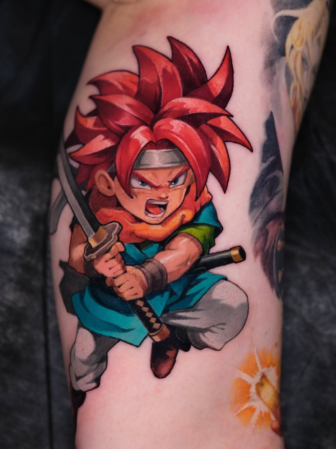 Tattoo by @delai_dzen — anime, new_school
