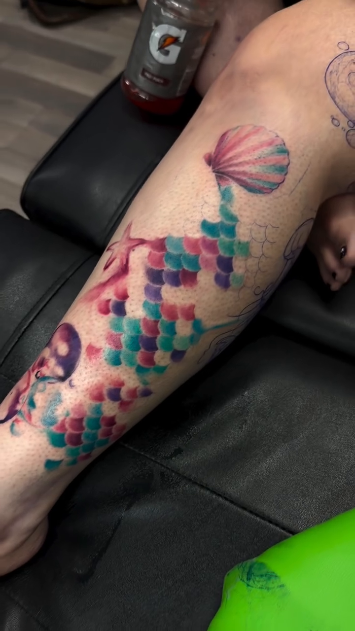 Tattoo by @radtattoo93 — watercolor, fine_line